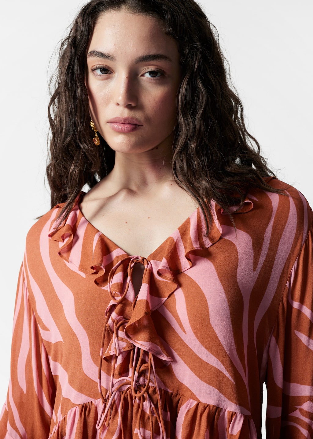 Image of Ruffle Blouse