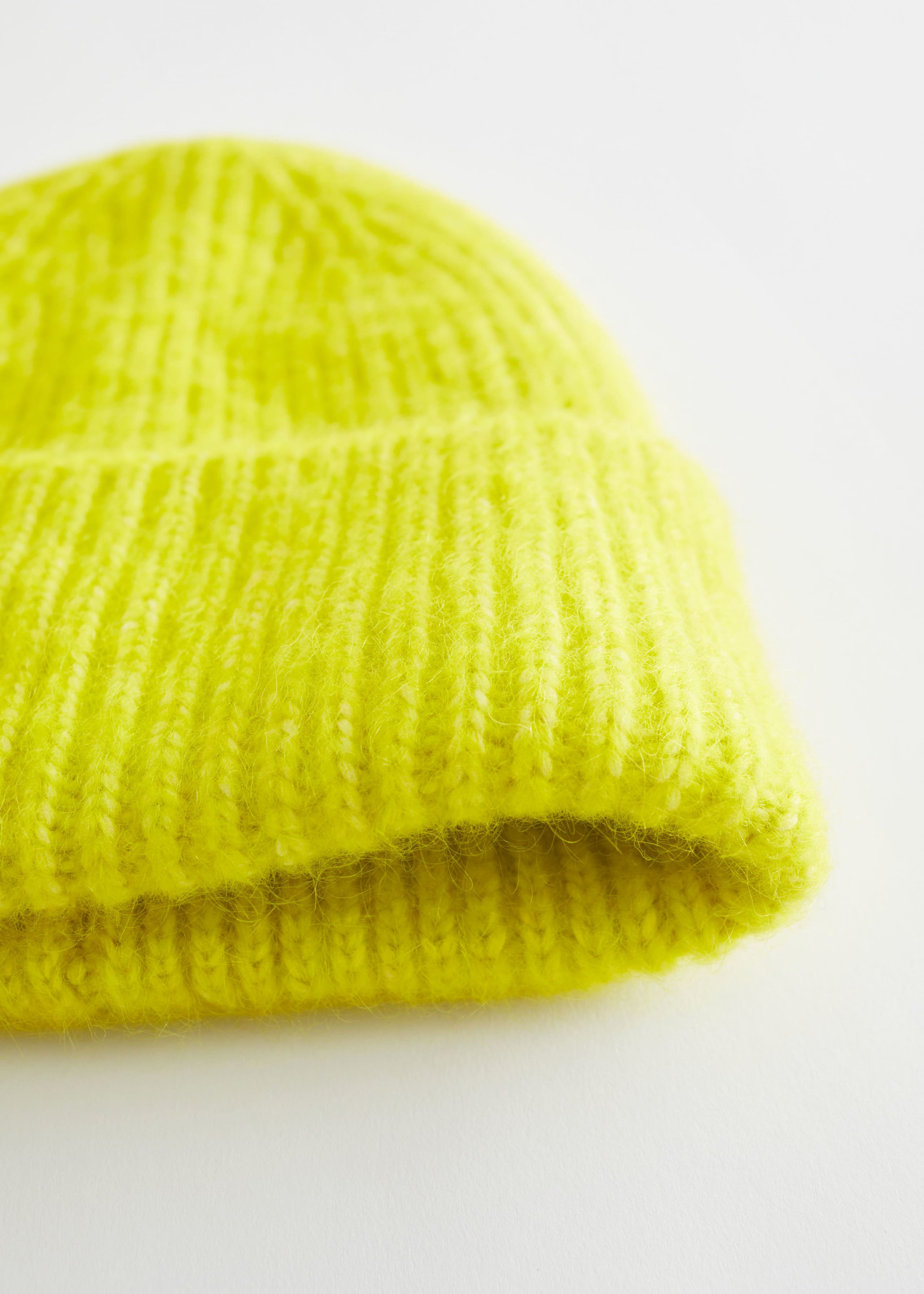 Ribbed Wool Blend Beanie - {{variantName}} - Descriptive Detail