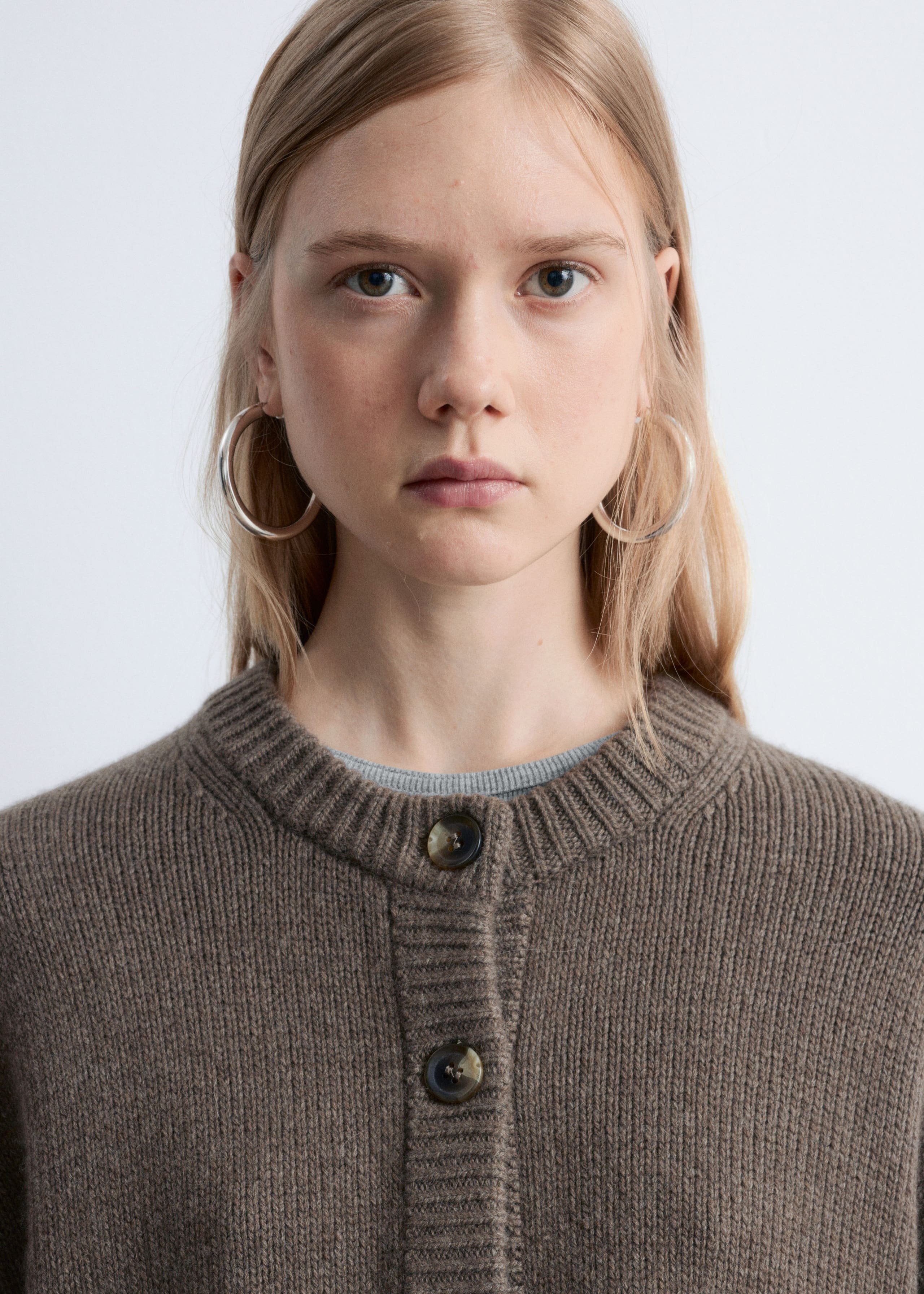 Image of Cashmere-Blend Cardigan