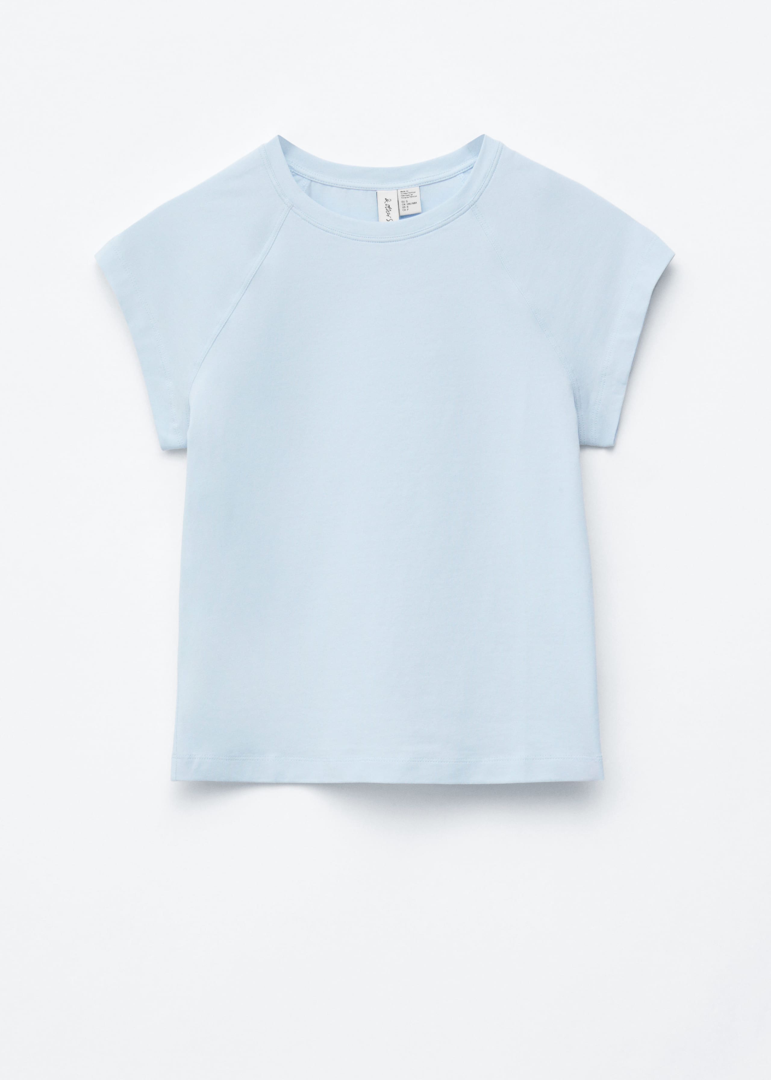 Eng anliegendes Jersey-T-Shirt - Weiß - Stillleben