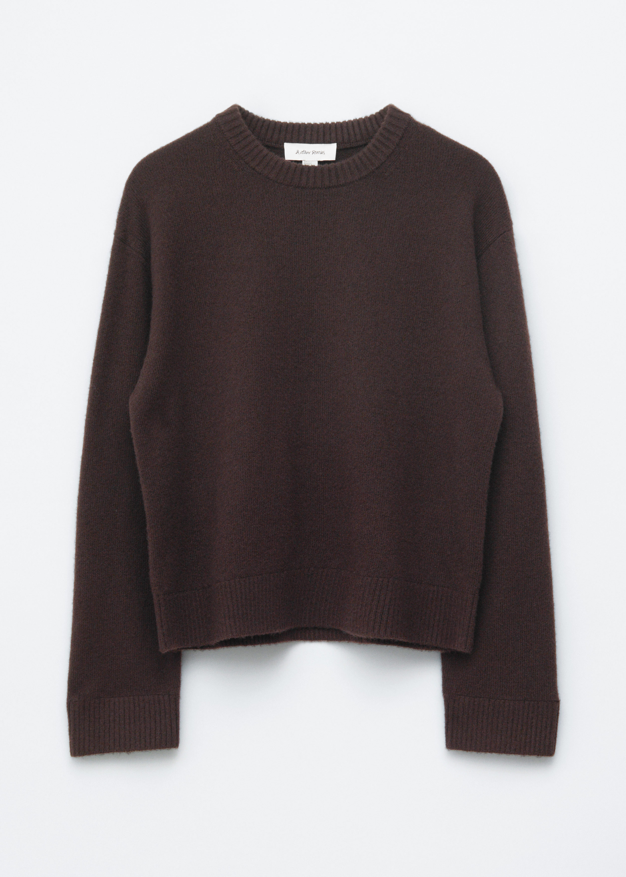 Boxy Turtleneck Jumper - Dark Brown - & Other Stories GB