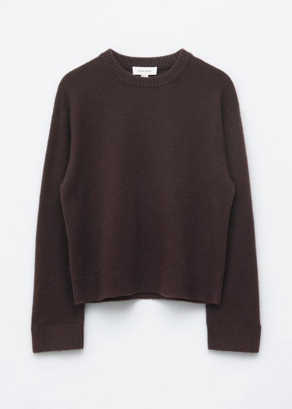 Maglione boxy - Marrone scuro