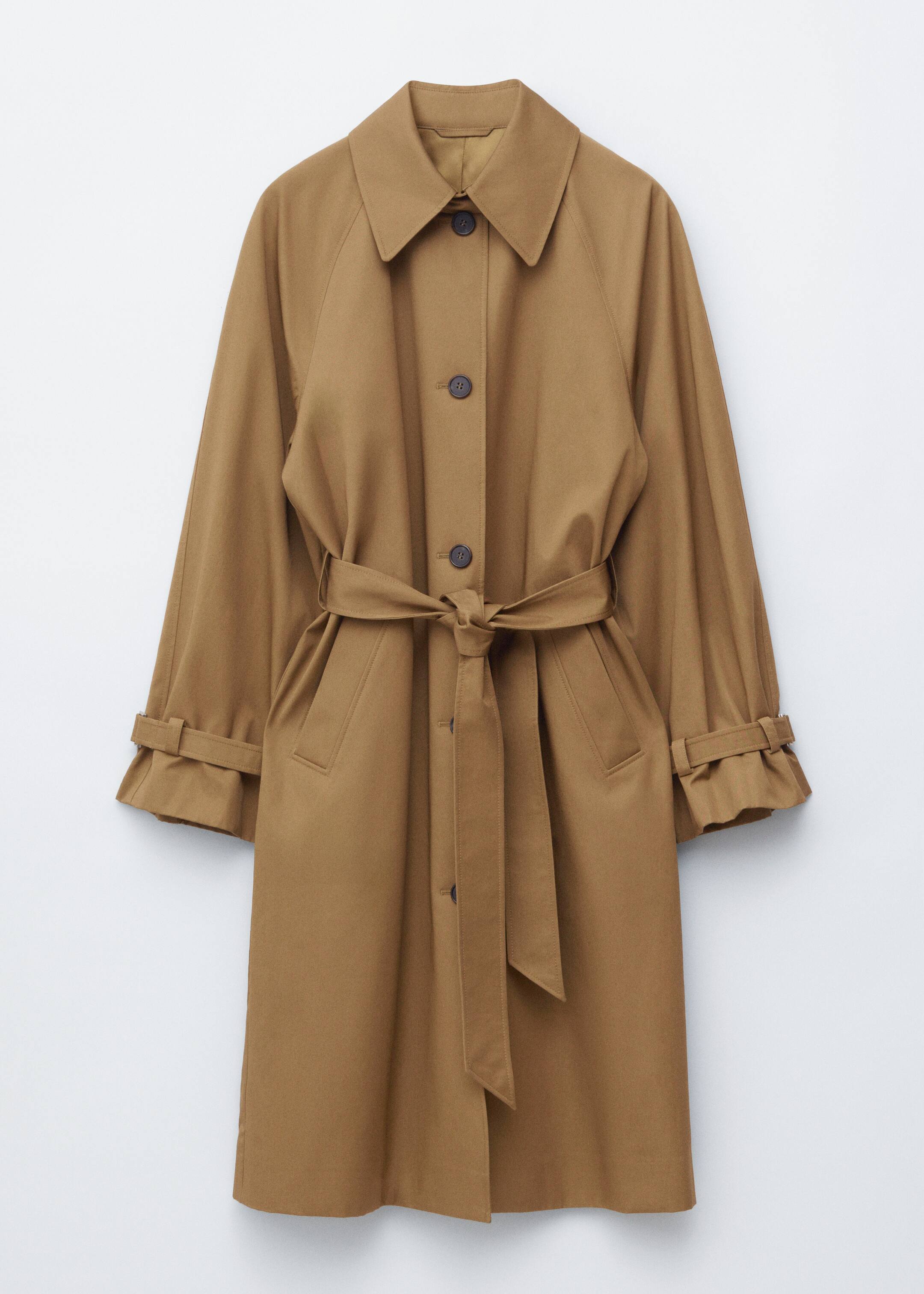 Ver imagem maior: Belted Car Coat - Castanho-médio - SENHORA | H&M PT 8