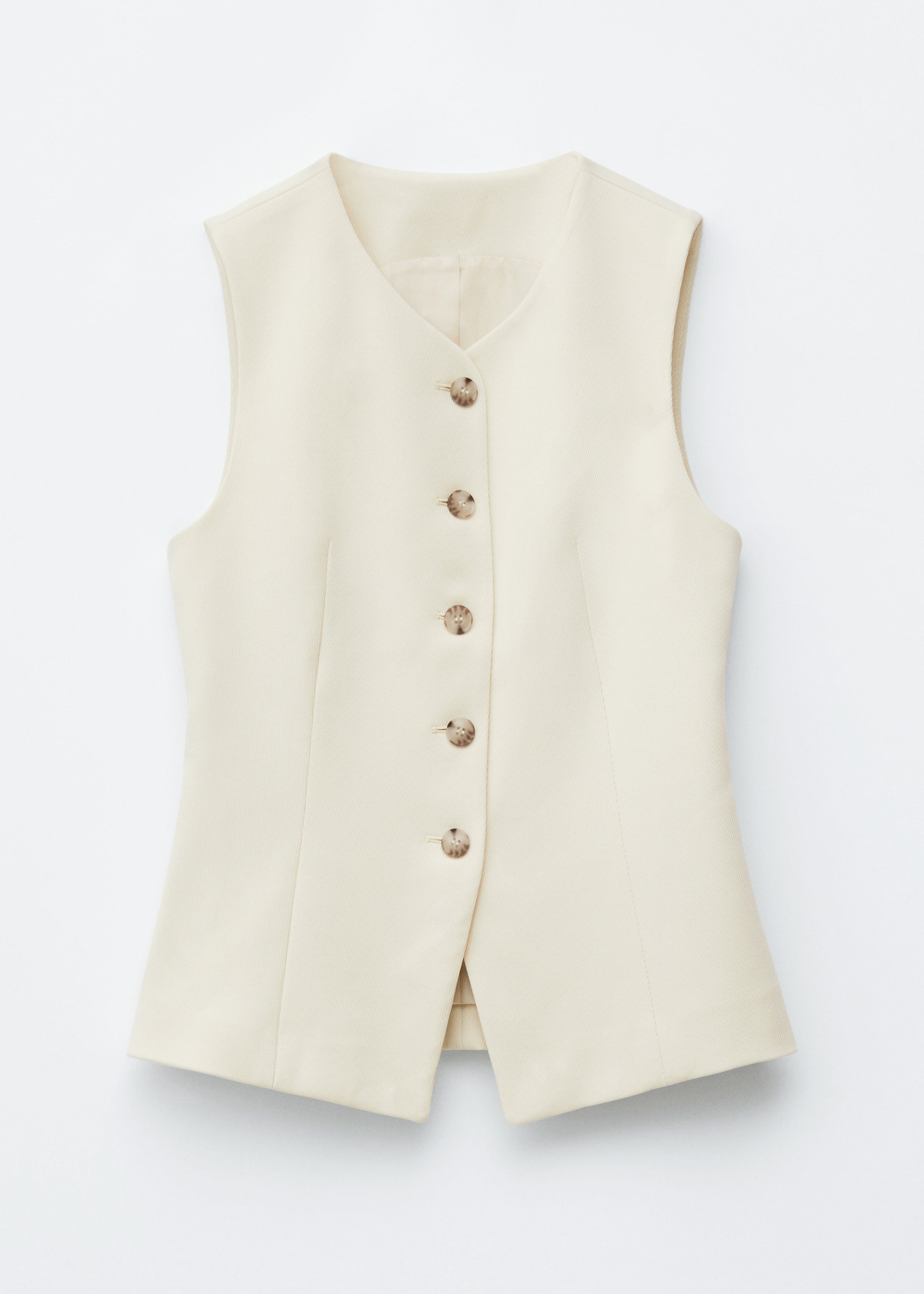 Tailored Vest - Cream - Clothing - & Other Stories US