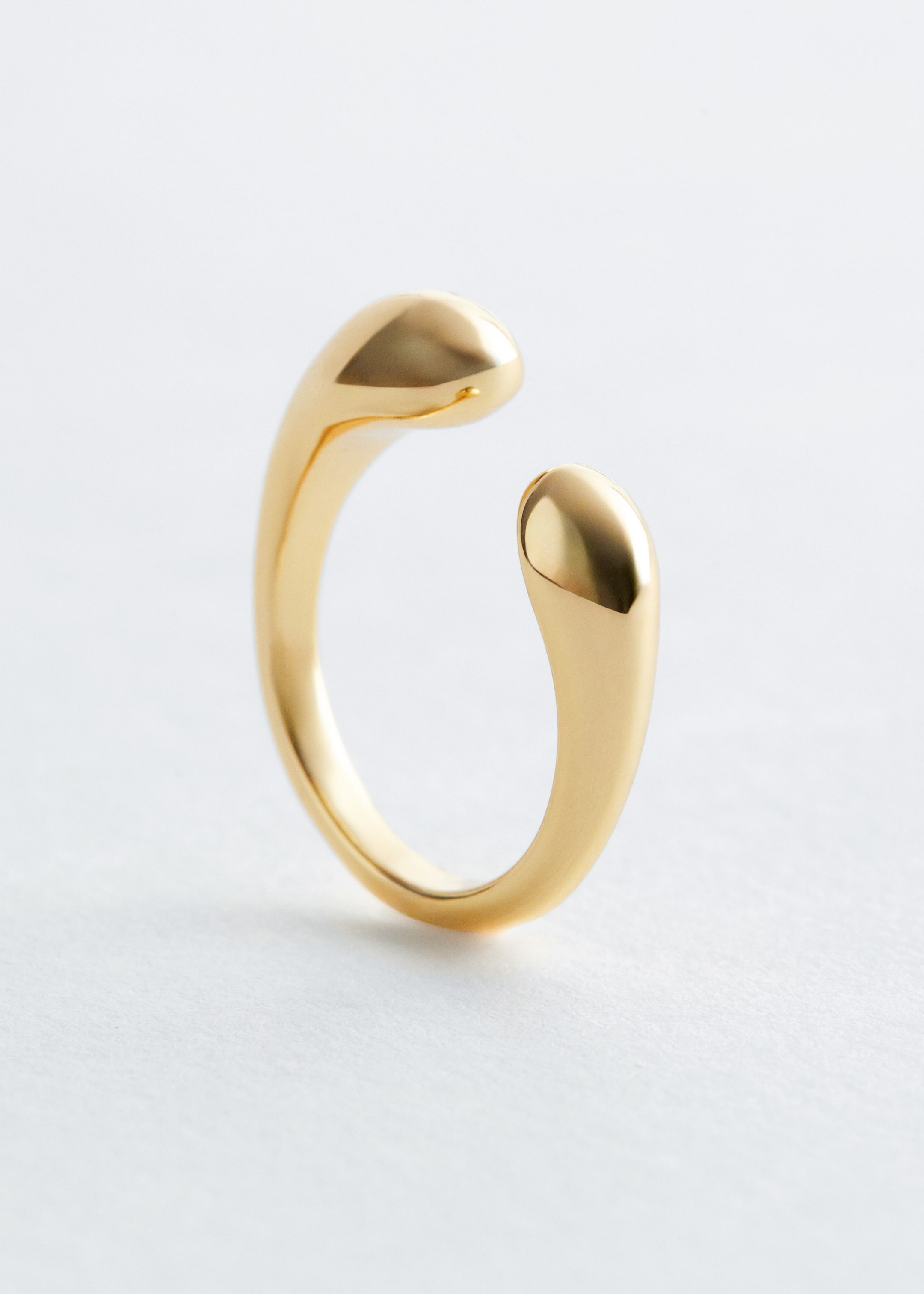 Ver imagem maior: Anel aberto minimalista - Dourado - SENHORA | H&M PT 2