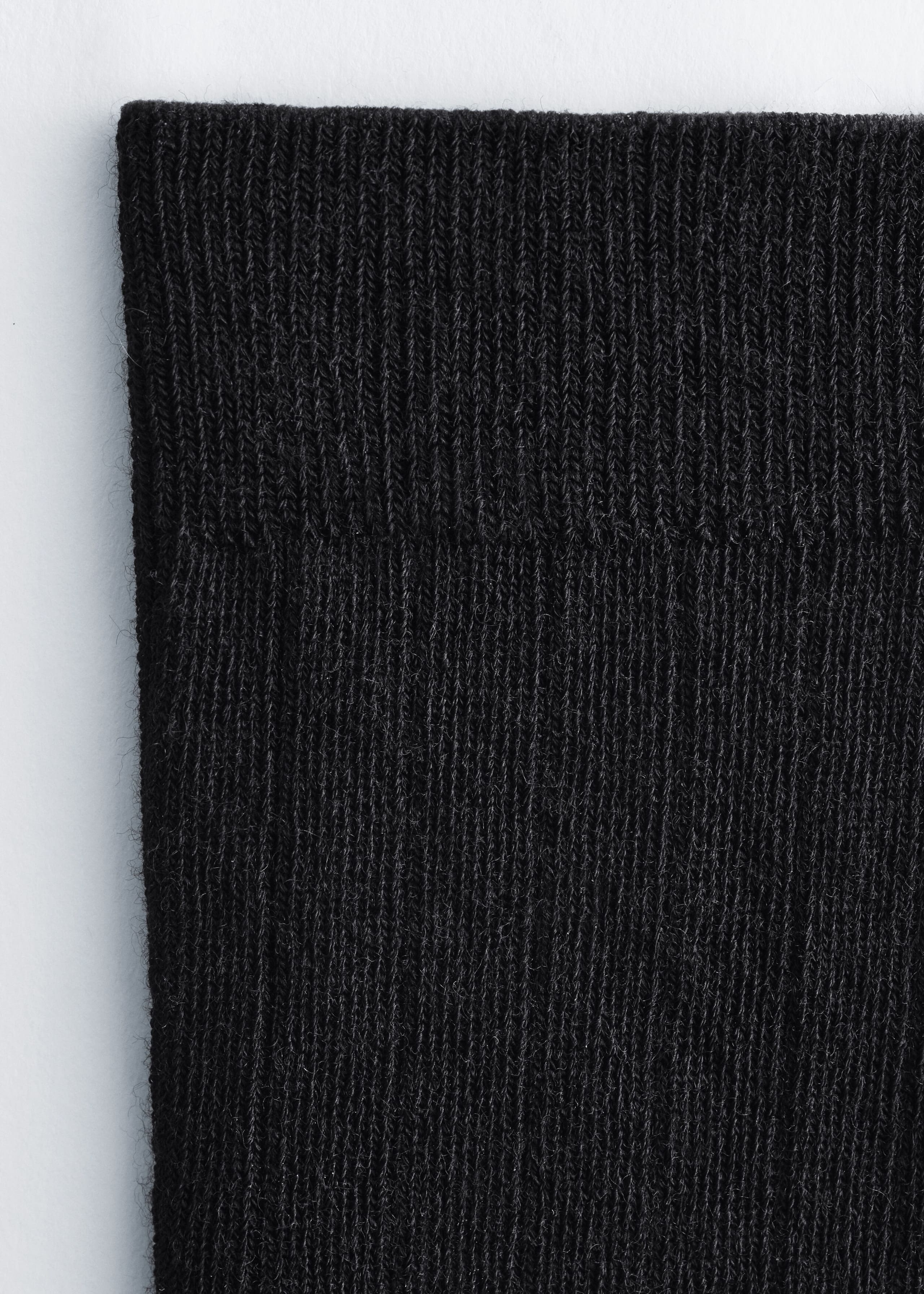 Ribbed Leg Warmers - Black - Still Life
