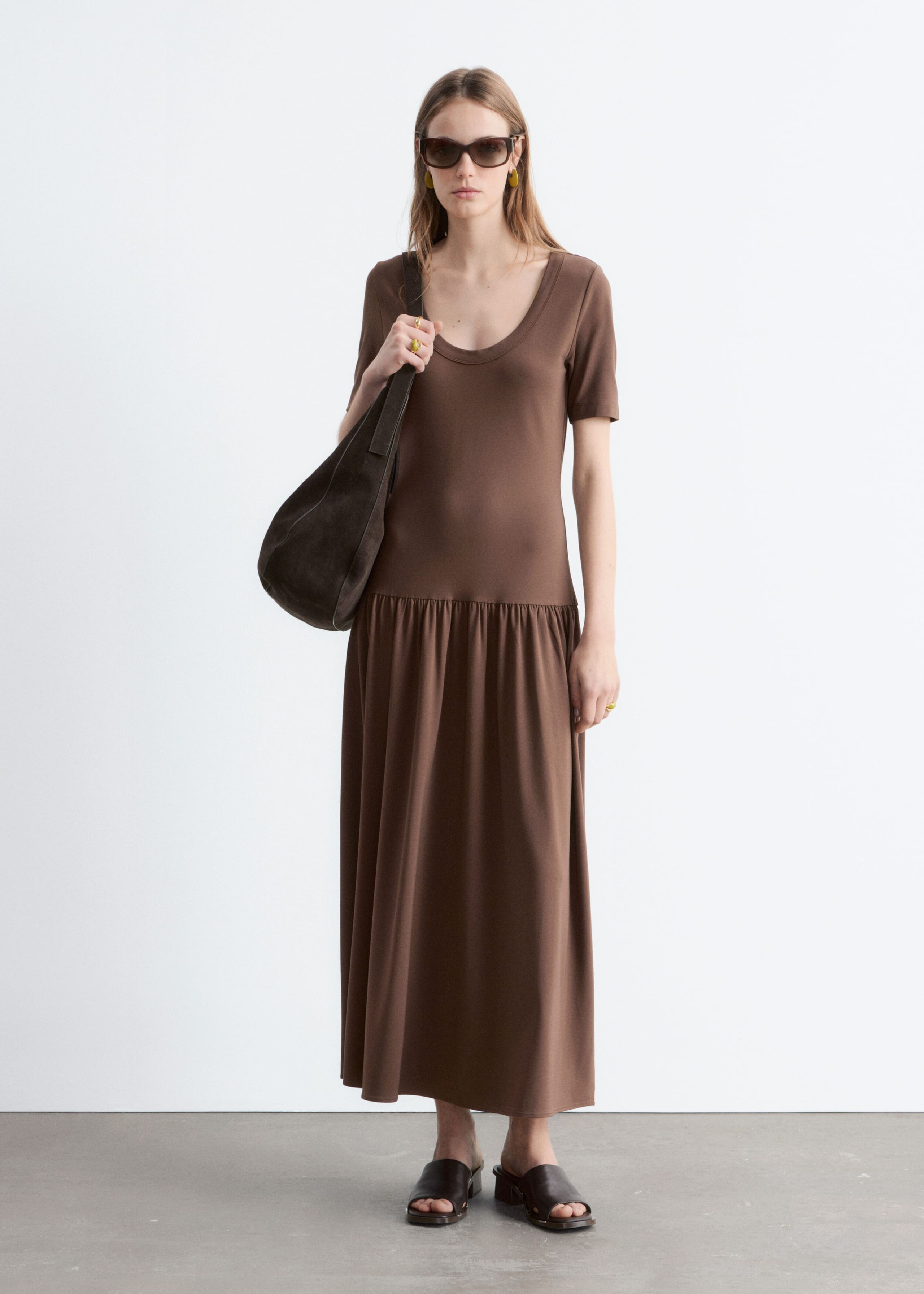 Image of Langes Maxikleid aus Jersey