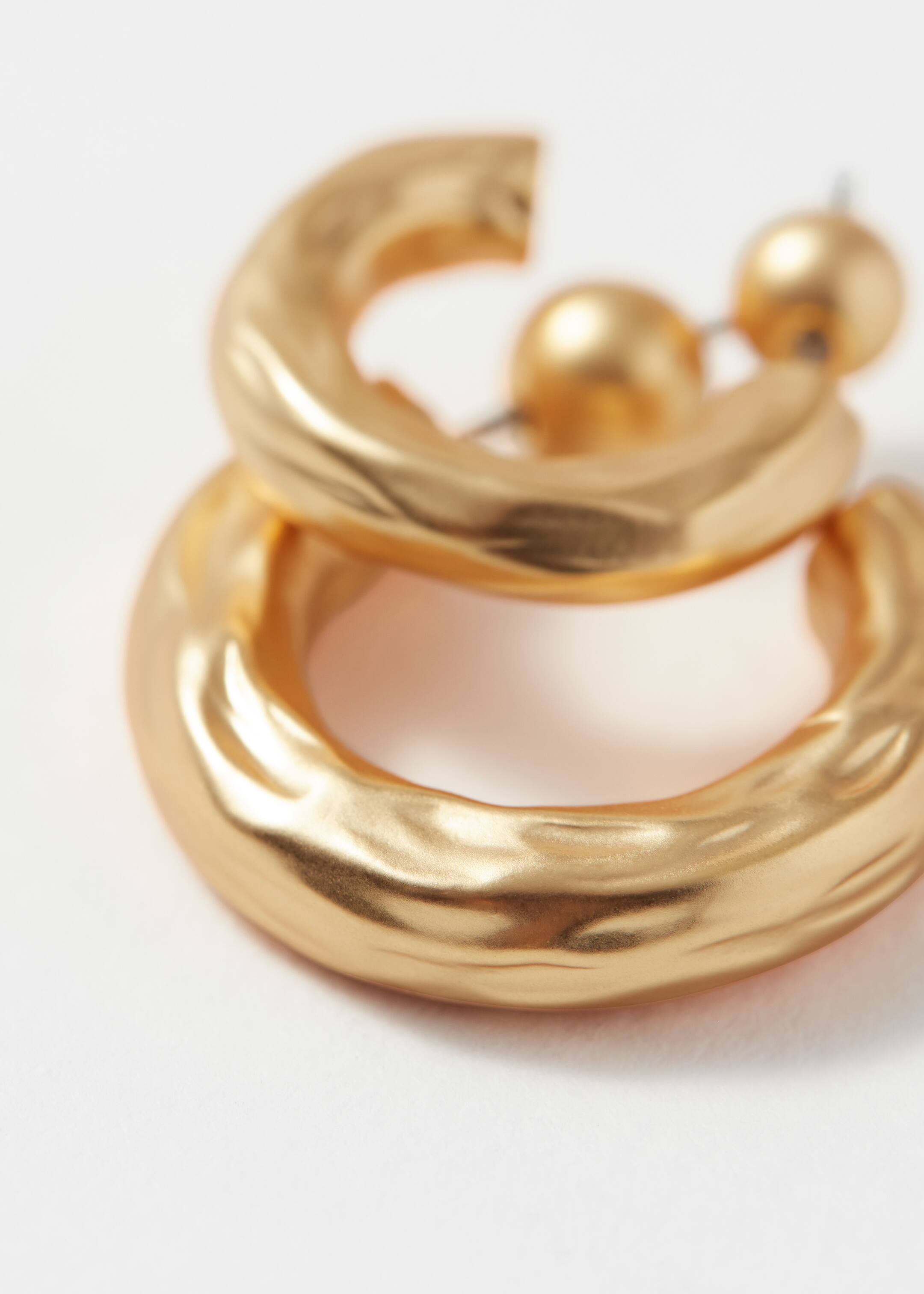 Ver imagem maior: Conjunto de brincos de argola texturizados - Dourado - SENHORA | H&M PT 3