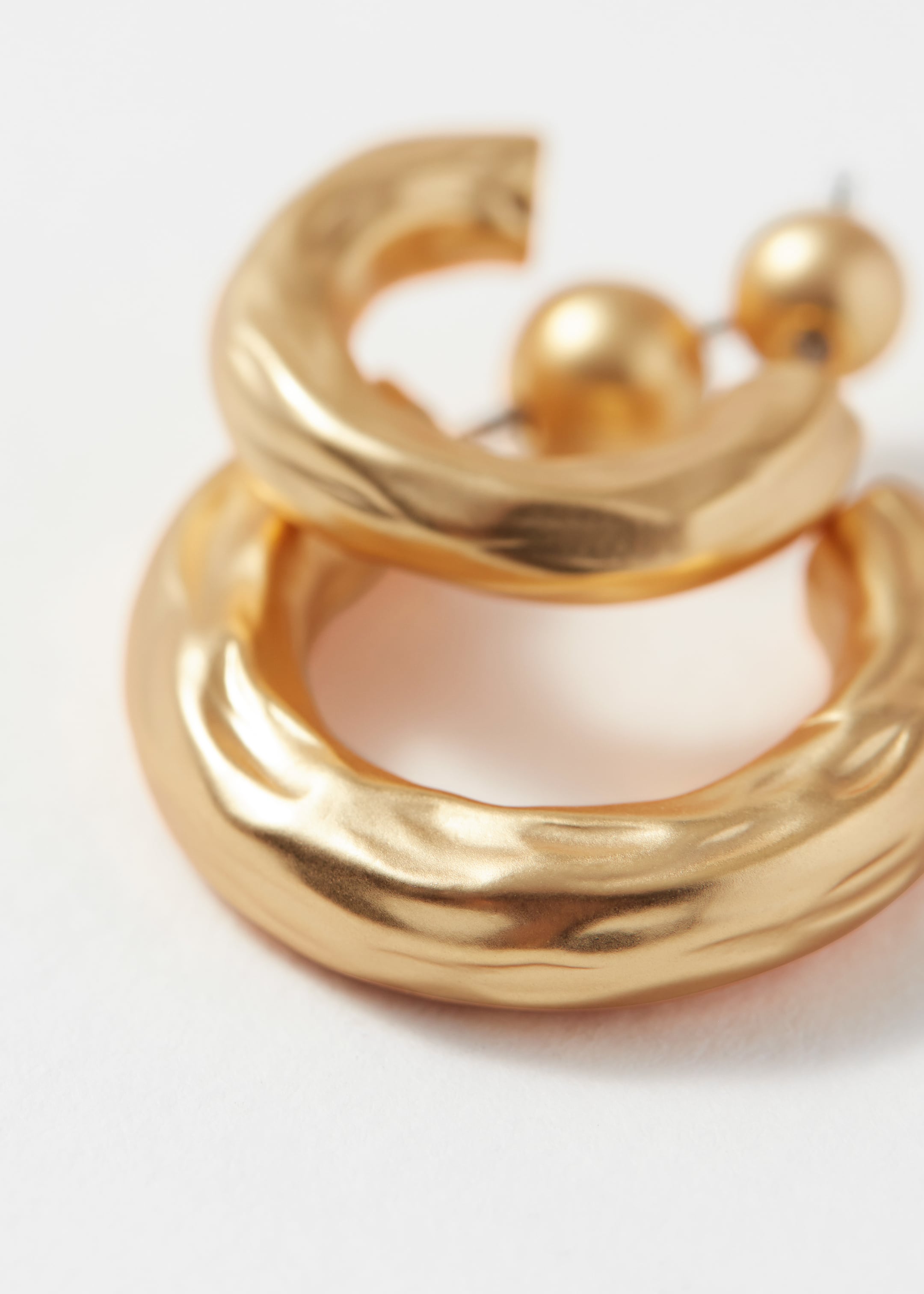 Visa större bild: Set med hoops - Guld - DAM | H&M SE 3