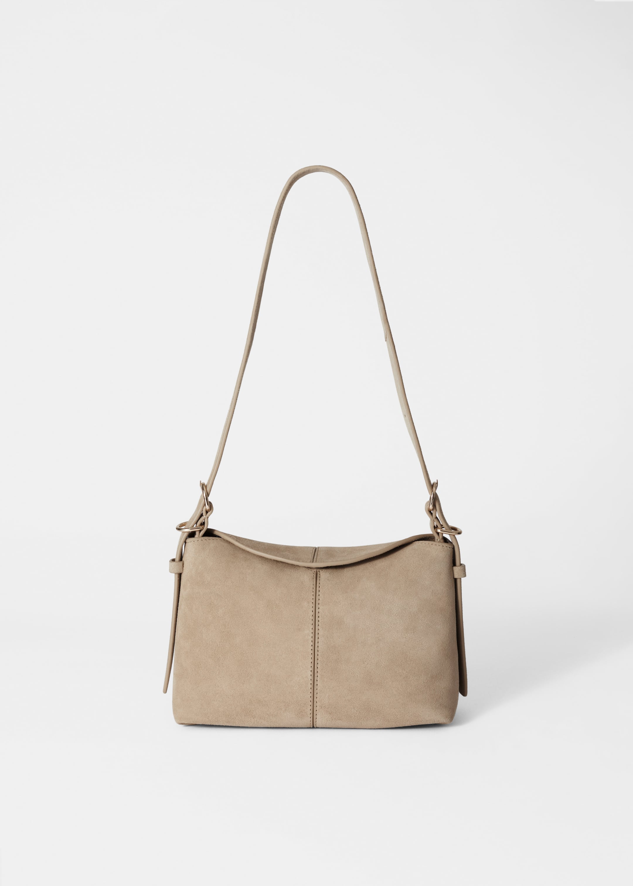 View larger image: Small Suede Bag - Beige suede - Ladies | H&M GB 2