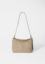Beige suede