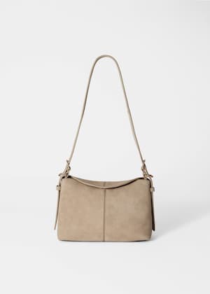 Beige suede