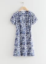 Dark Blue Florals