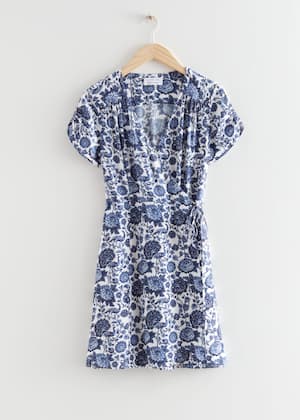 Dark Blue Florals