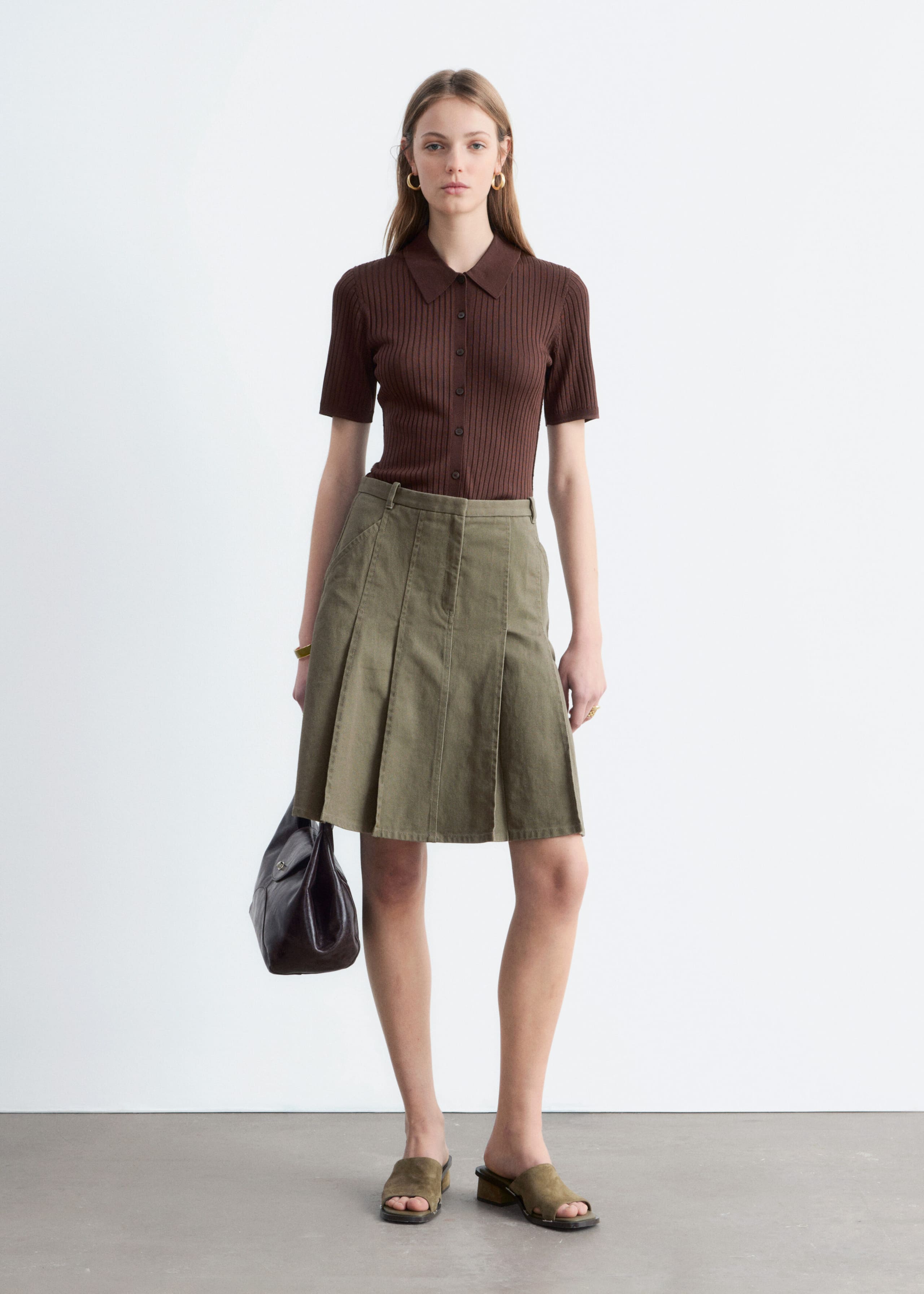 Image of Rib-Knit Top