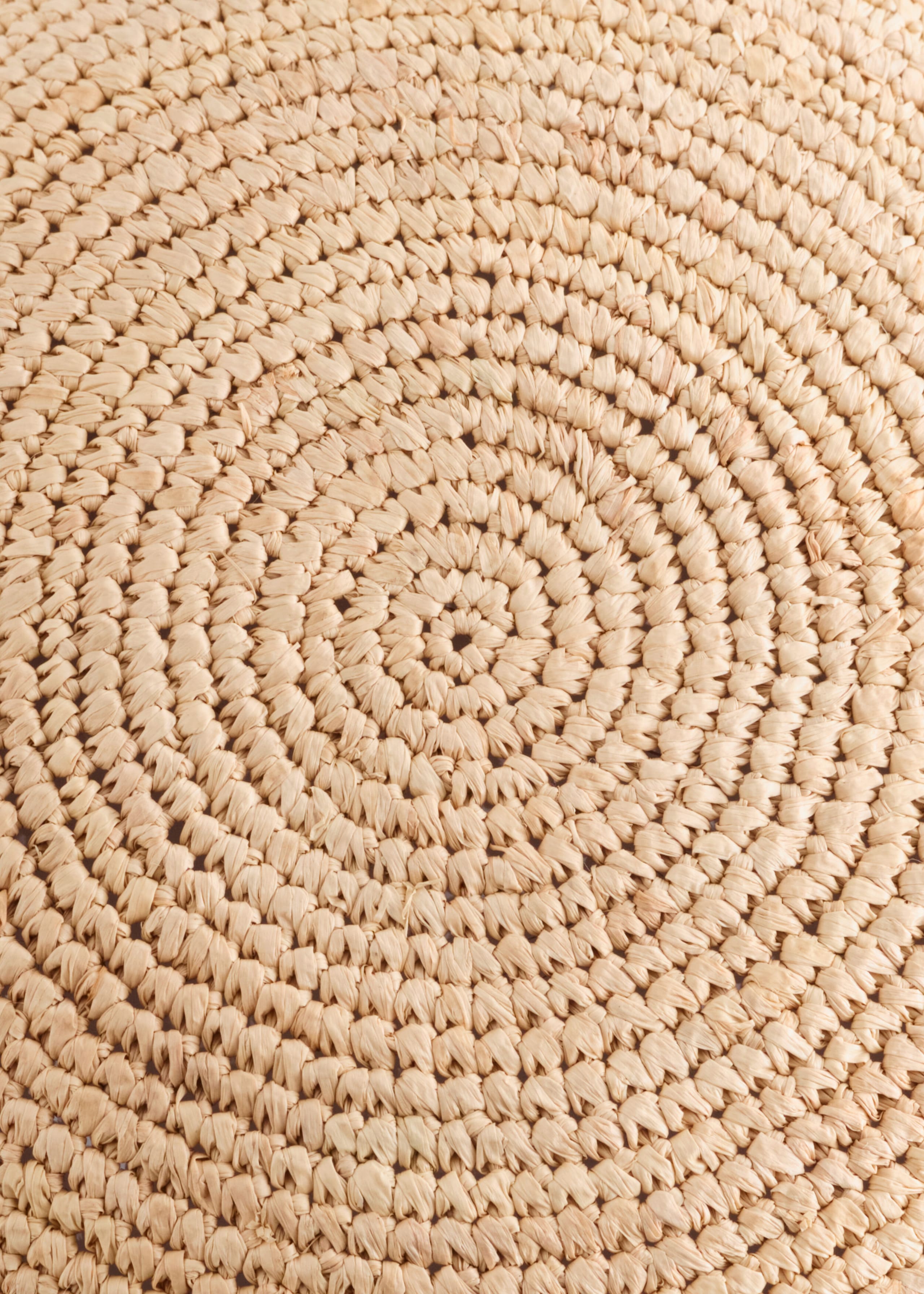 Image of Woven Straw Bucket Hat