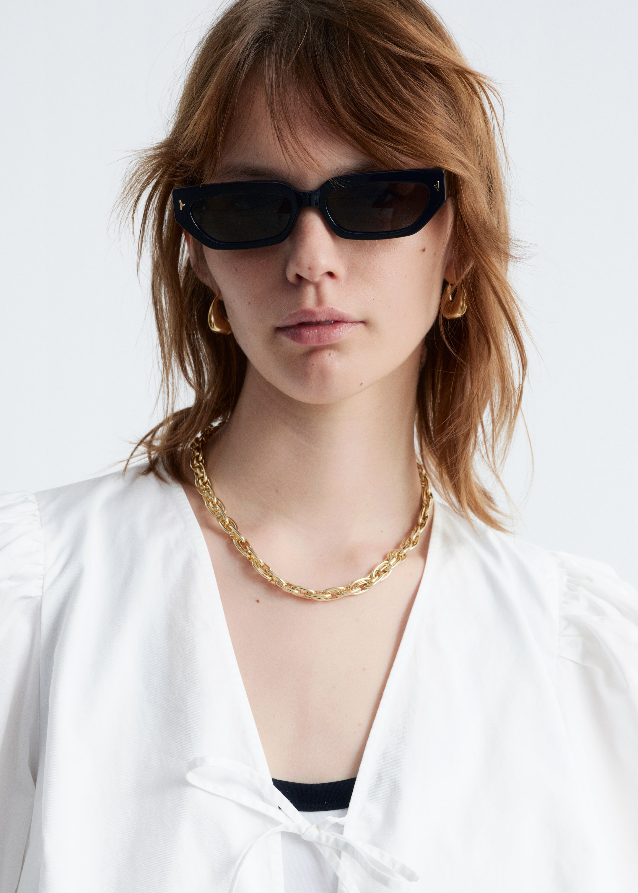 Visualizza immagine più grande: Blusa annodata sul davanti - Bianco - DONNA | H&M IT 3