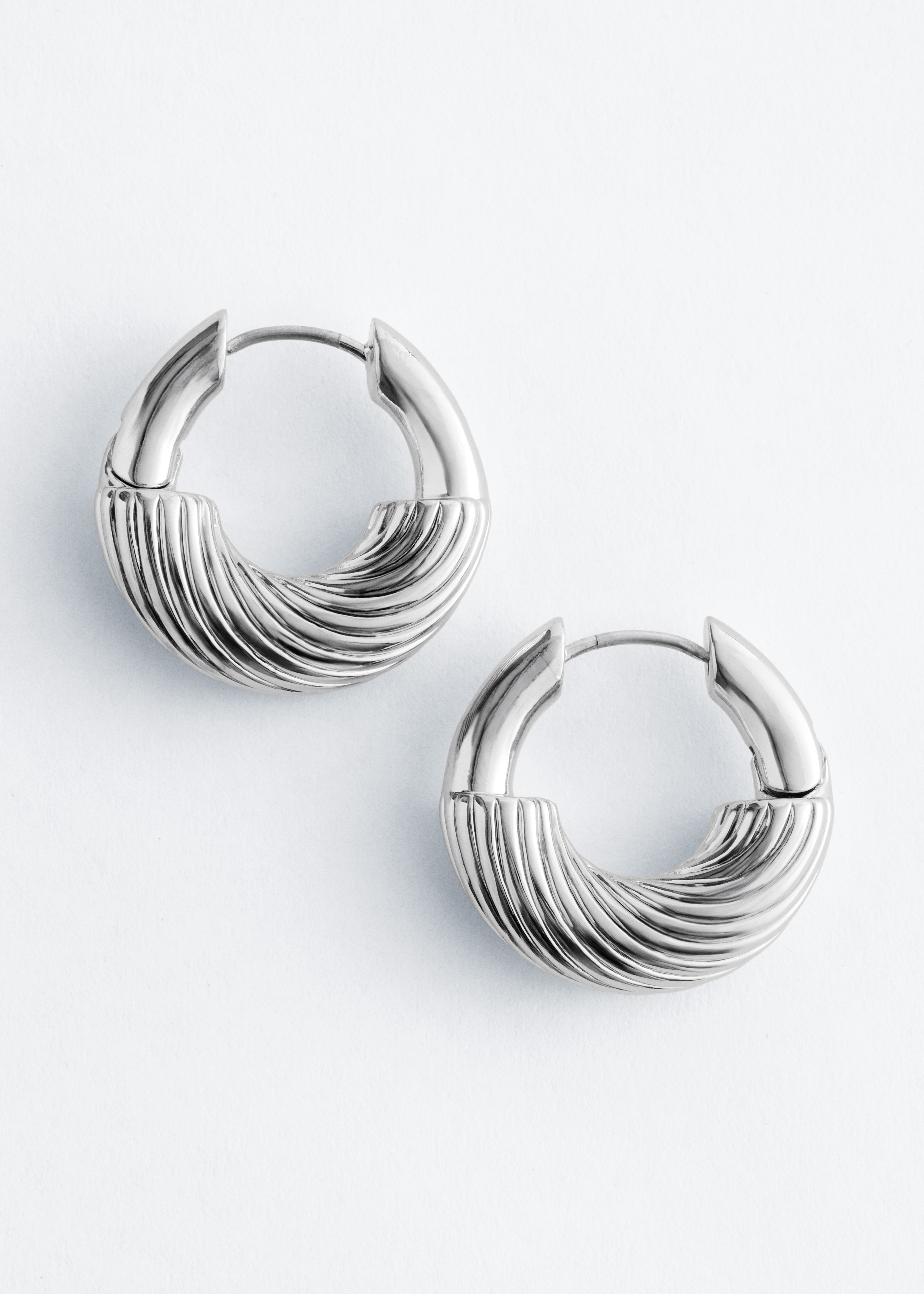Orecchini a cerchio in argento Sterling 925, per donna e