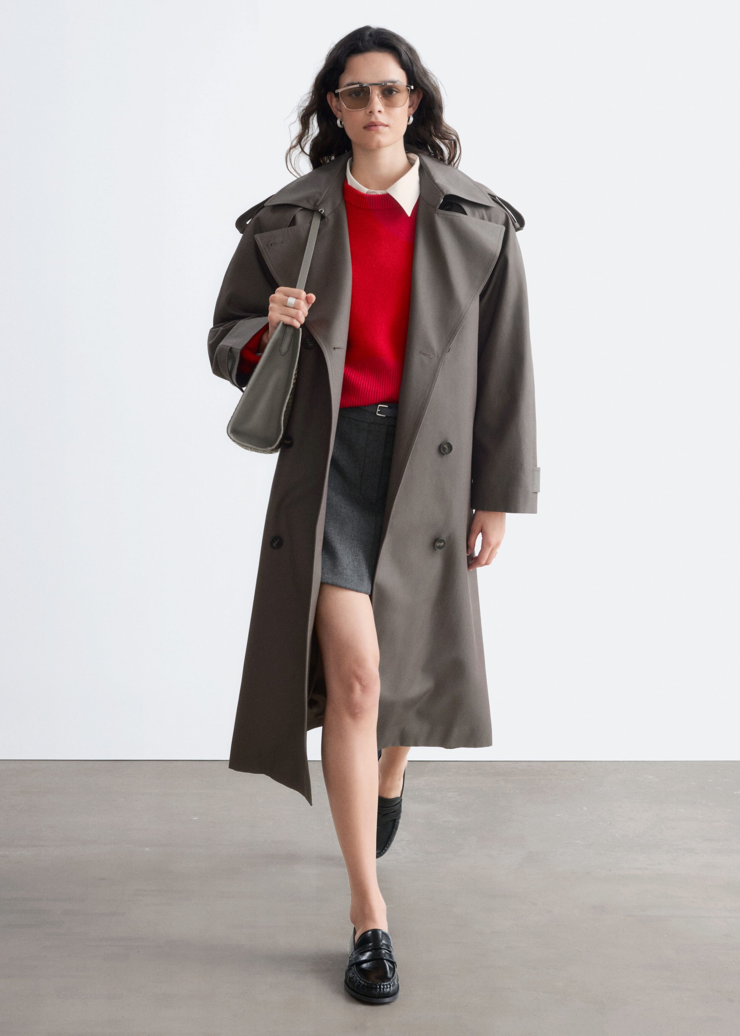 Relaxed Trench Coat - Dark Mole - Still Life