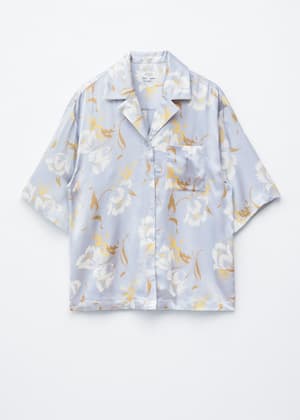 Light Blue/Floral
