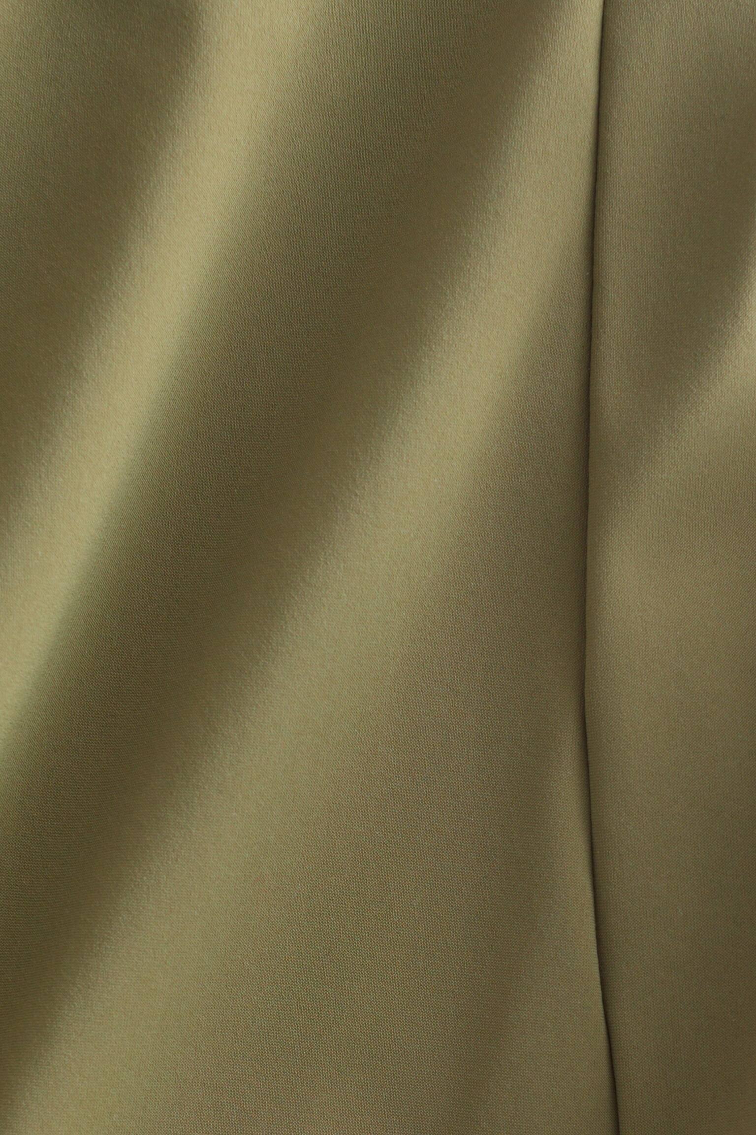 Maillot de bain à encolure triangle - Vert kaki/Noir - 4