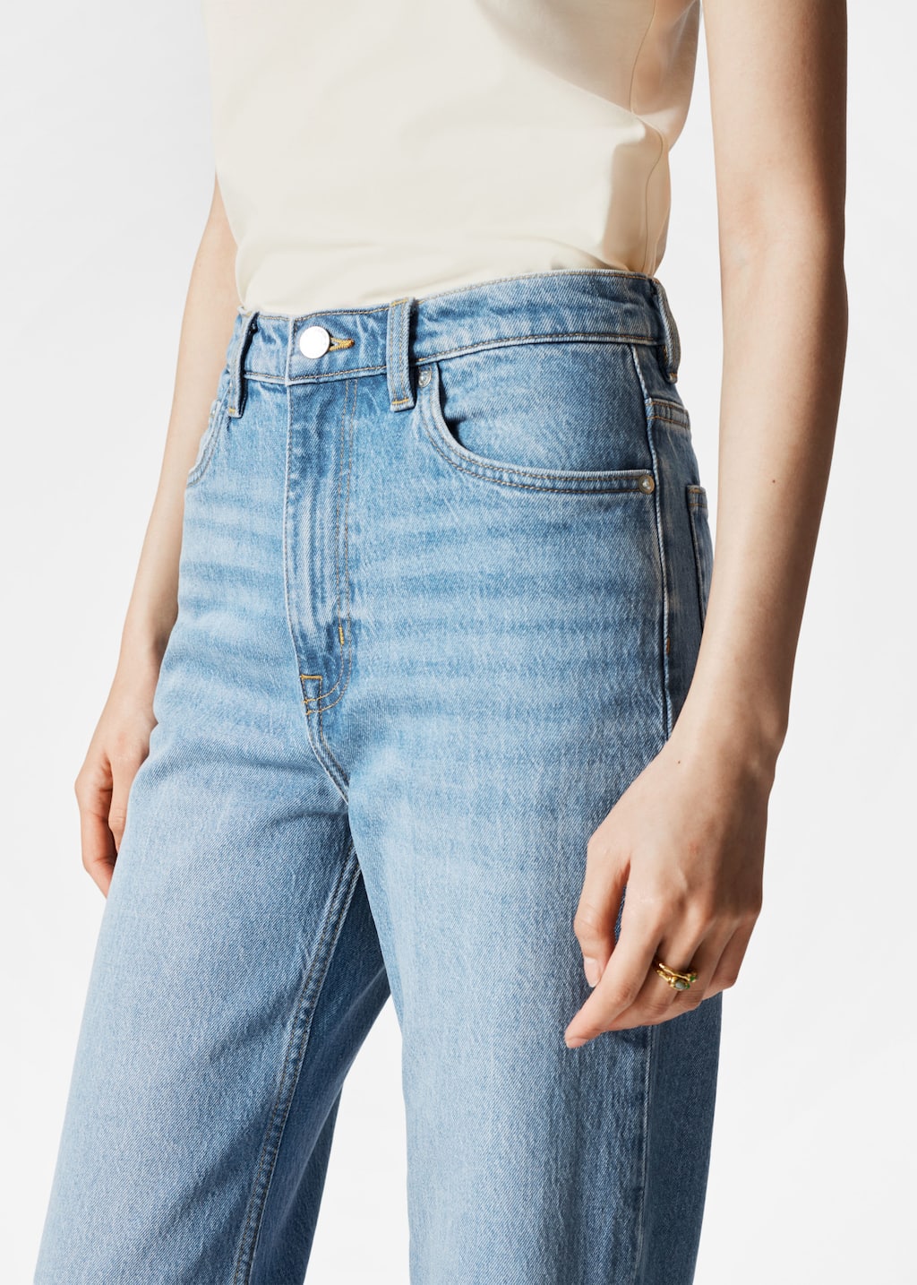 Image of Wide-Leg Jeans