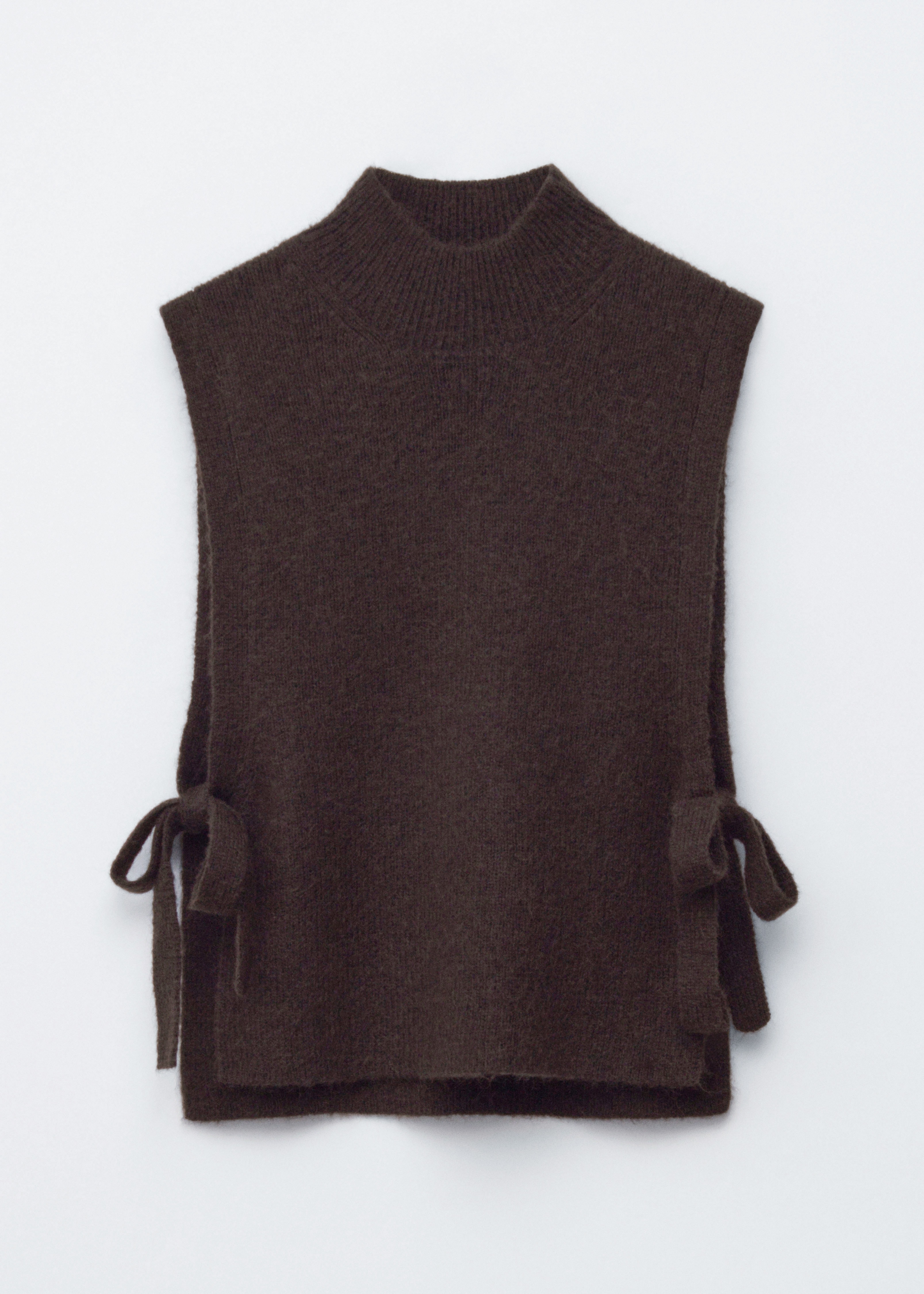 Wool Bib Collar - Dark Brown/Red/Navy Blue/Mole