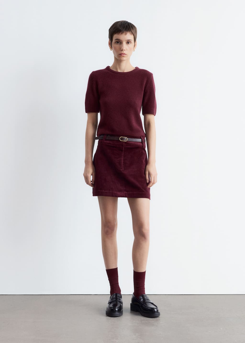 Image of Knitted Cashmere T-shirt
