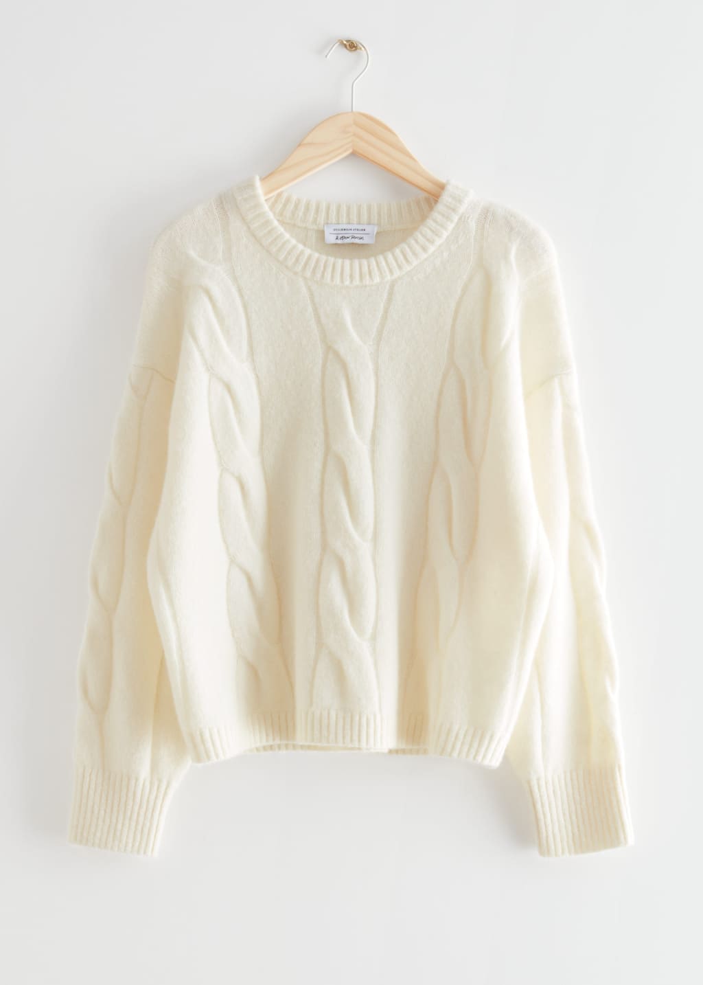 Pull en maille torsadée - Blanc - Still Life