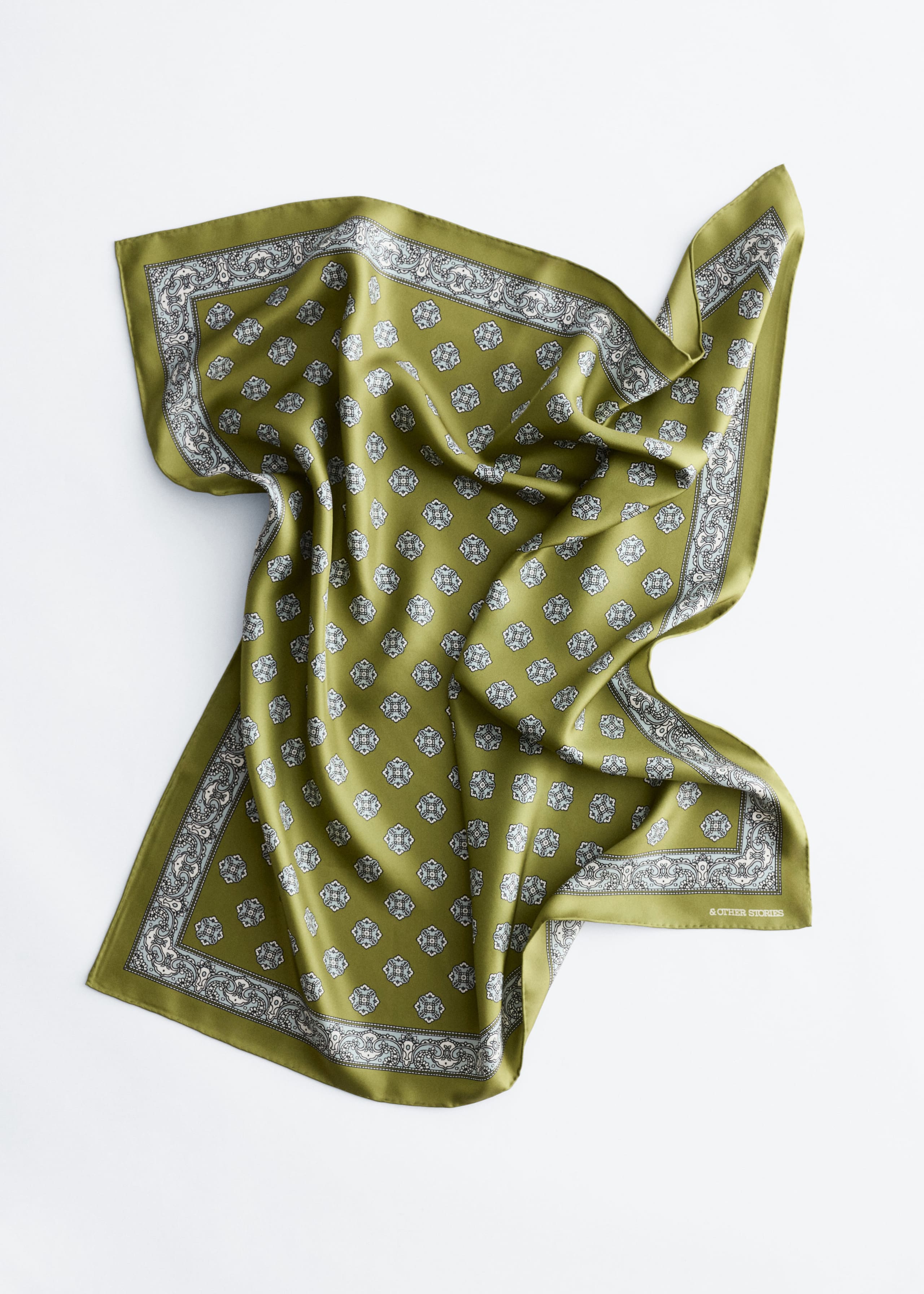 Image of Printed Silk Scarf