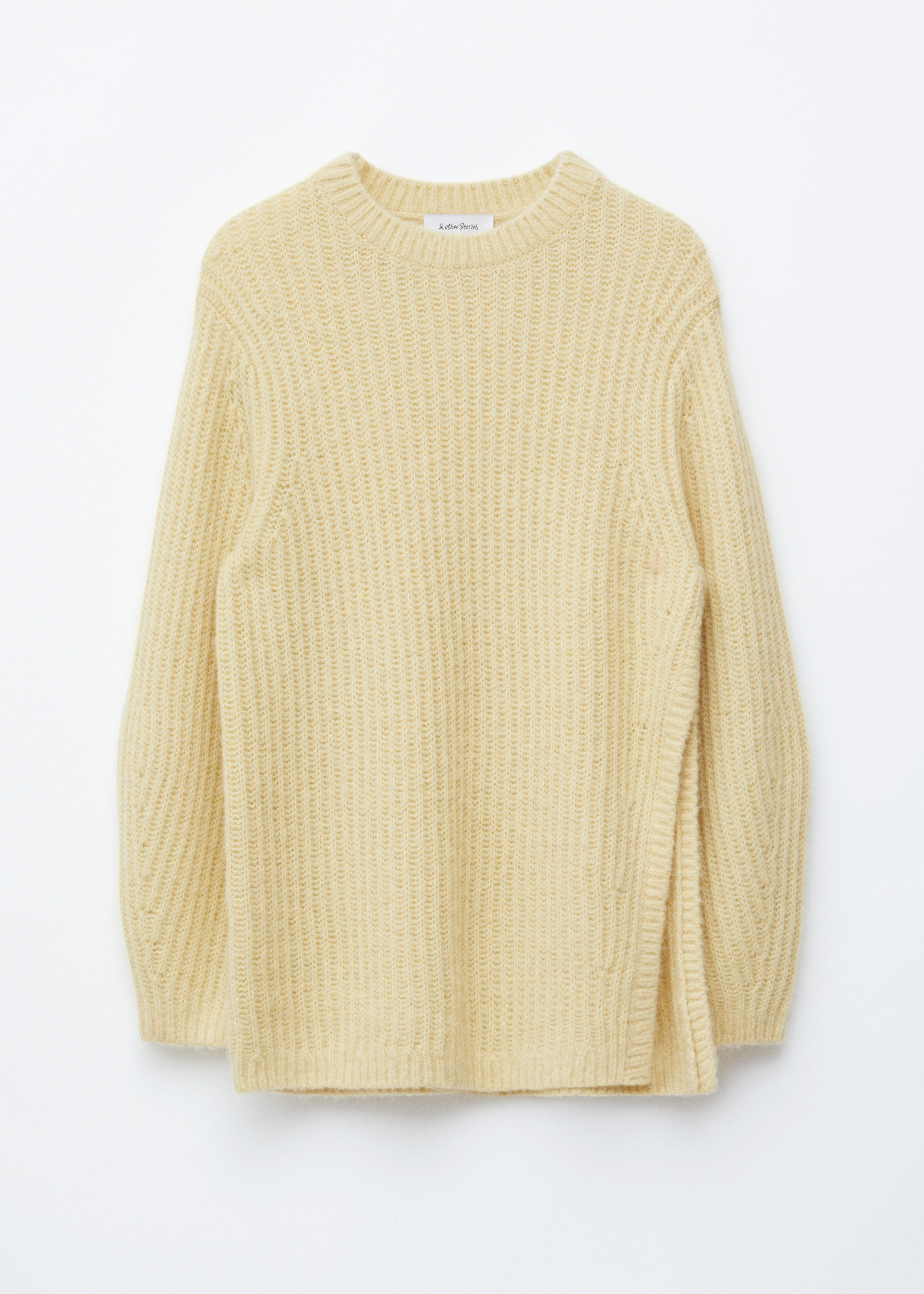 High-Slit Oversized Sweater