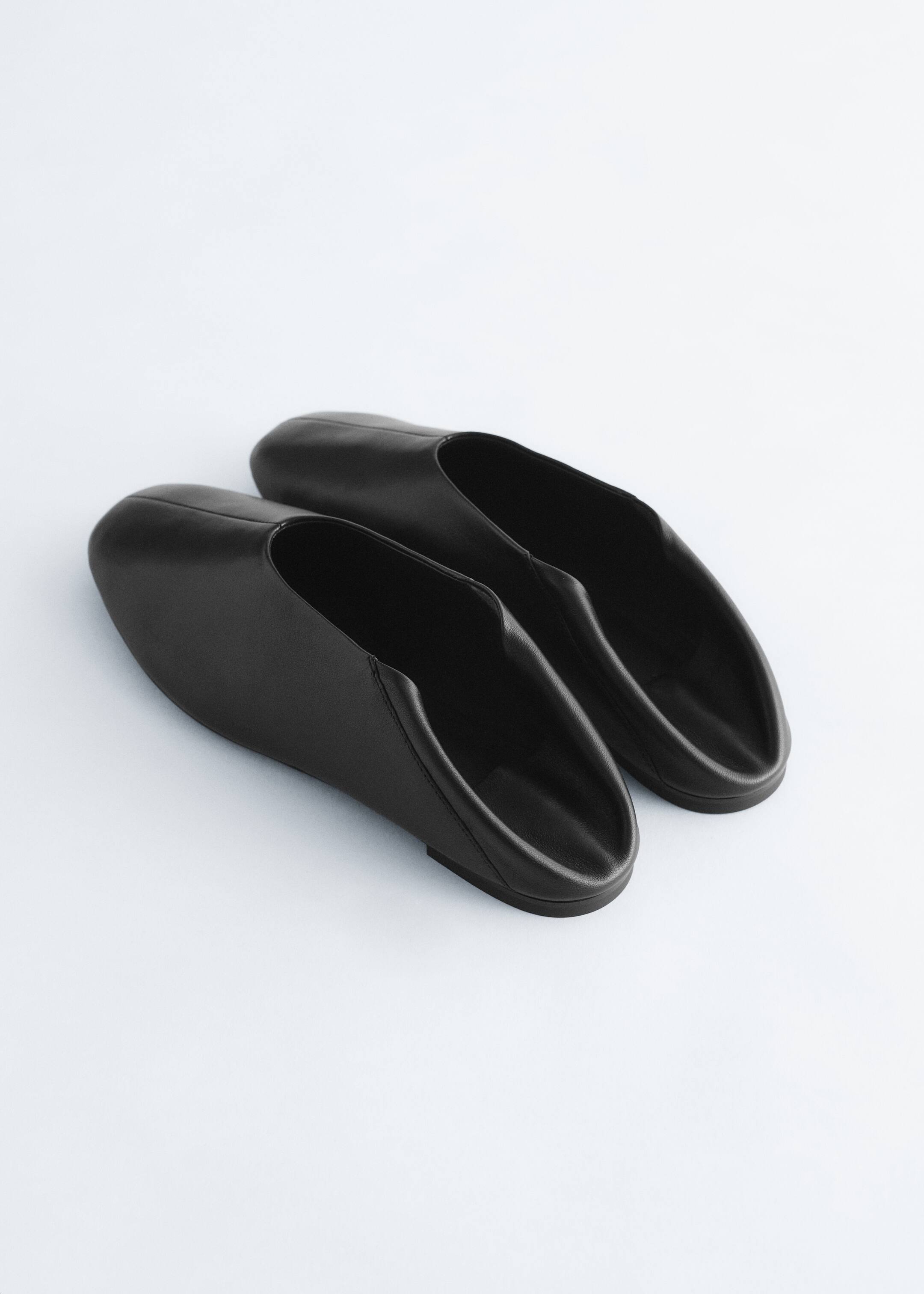 Grotere afbeelding bekijken: Leren ballerina's - Zwart - DAMES | H&M NL 6