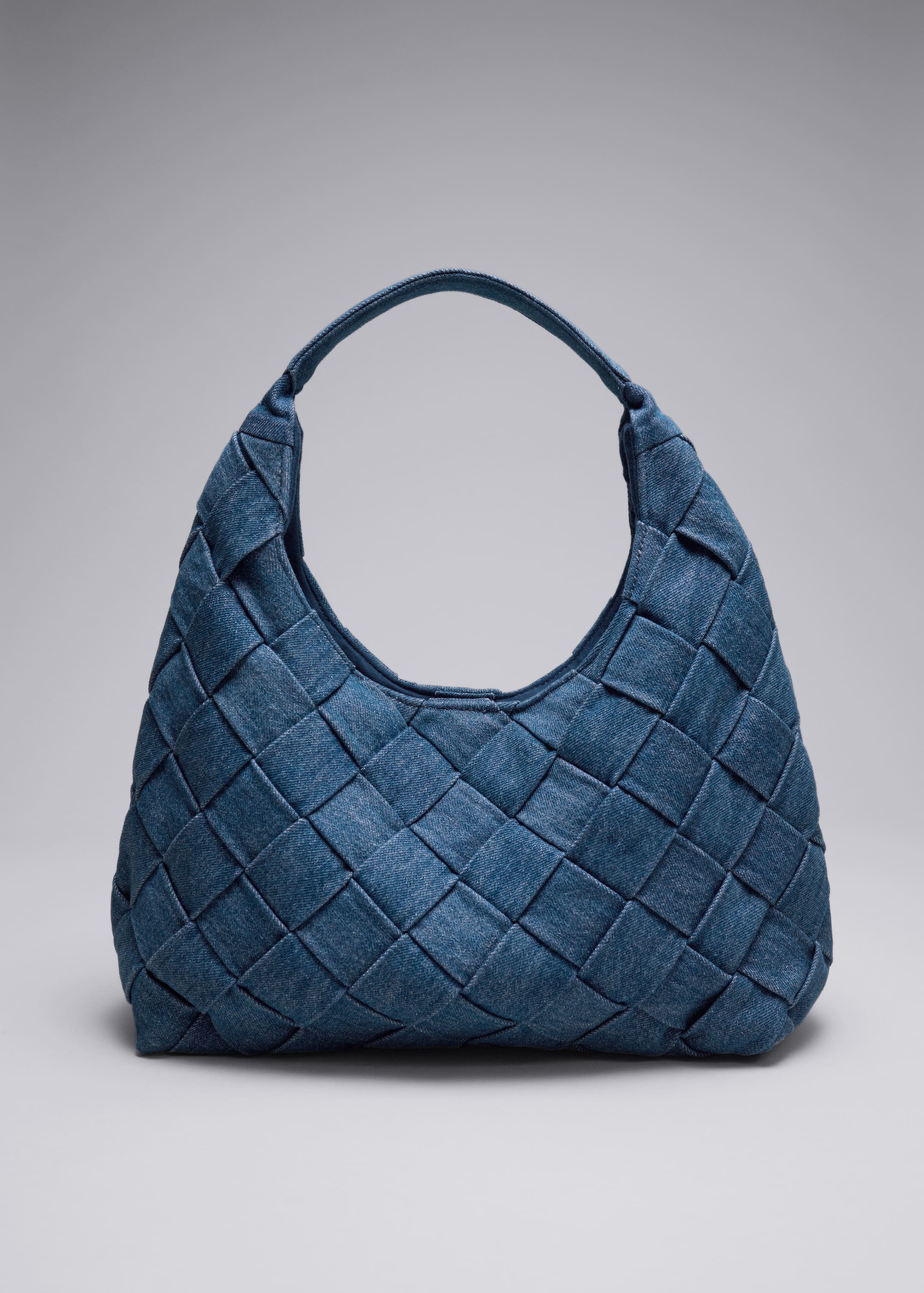 Größeres Bild ansehen: Jeanstasche in Flechtoptik - Blau - Ladies | H&M DE 1