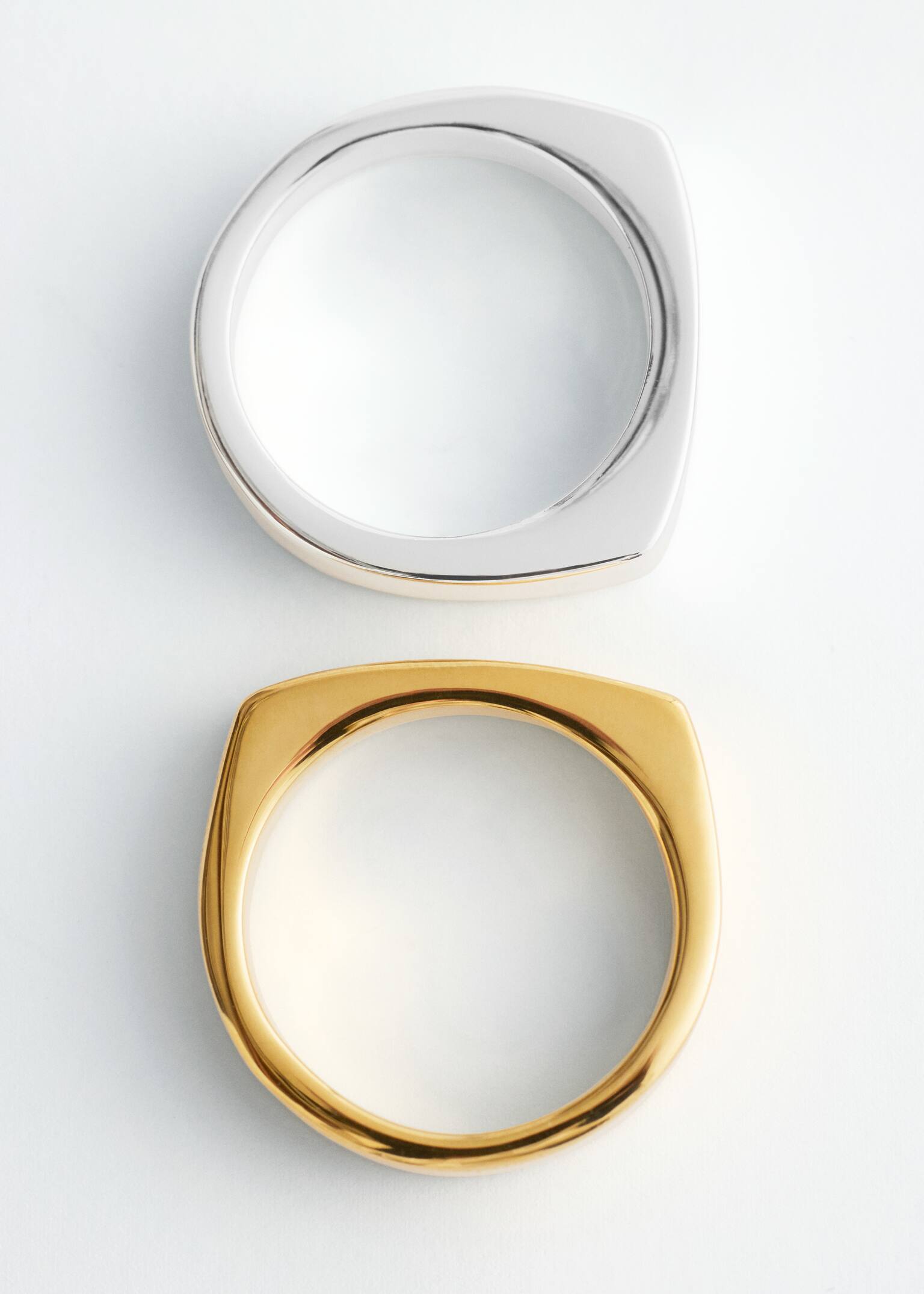 2-Pack Ring Set - Gold/Silver - 3