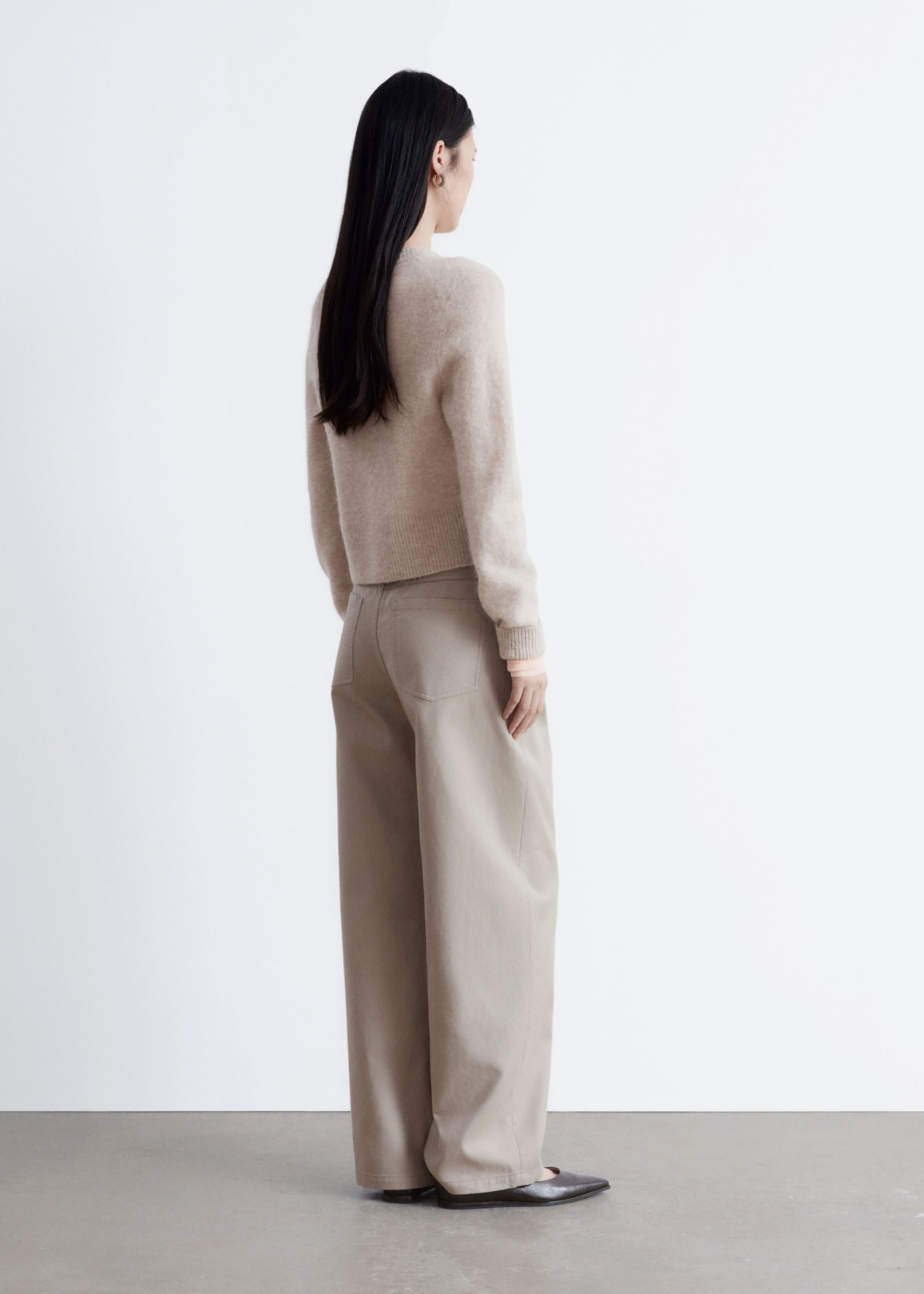 Image of Alpaca-Blend Knit Cardigan