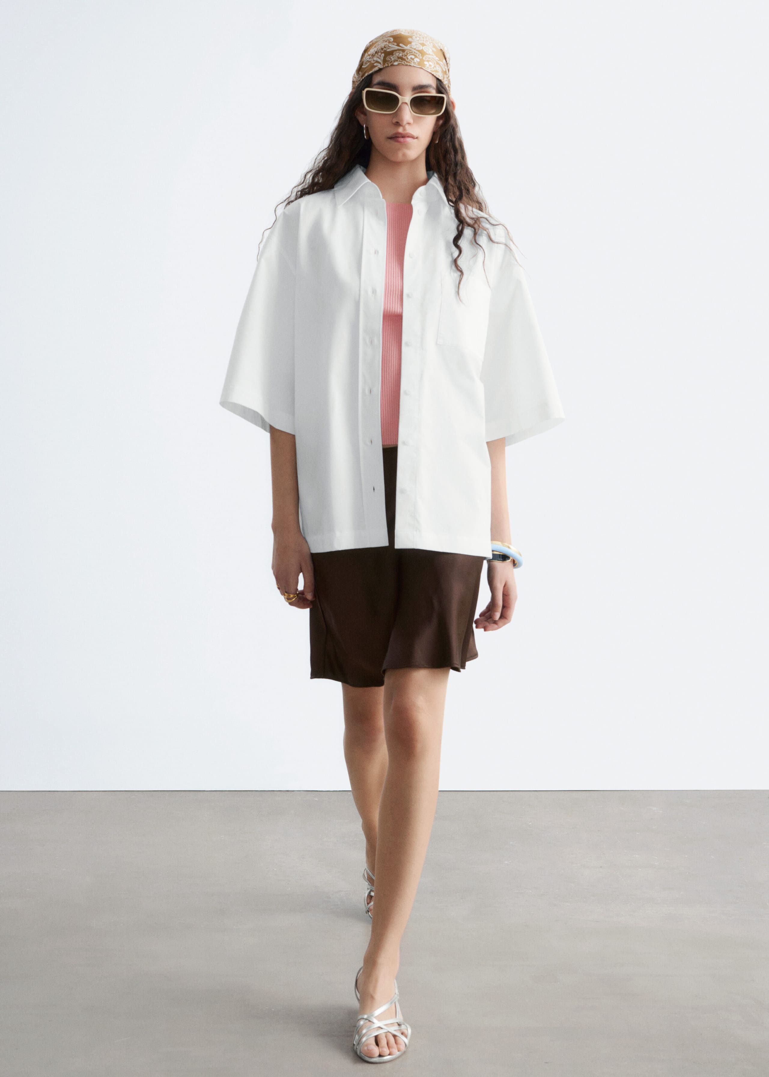 Image of Cotton Short-Sleeve Shirt