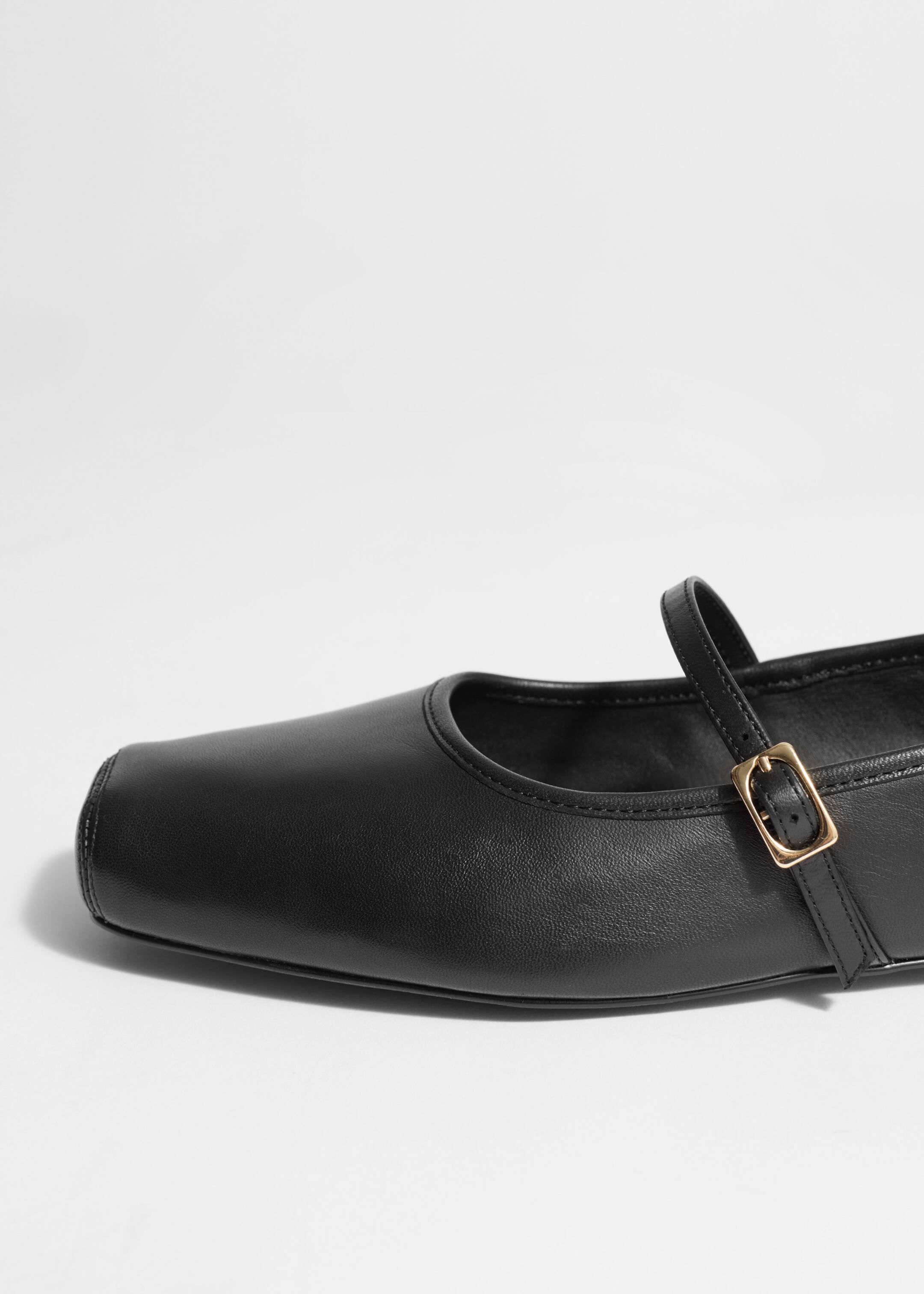Ingrandisci l'immagine: Square-Toe Ballet Flats - Black - DONNA | H&M CH 4