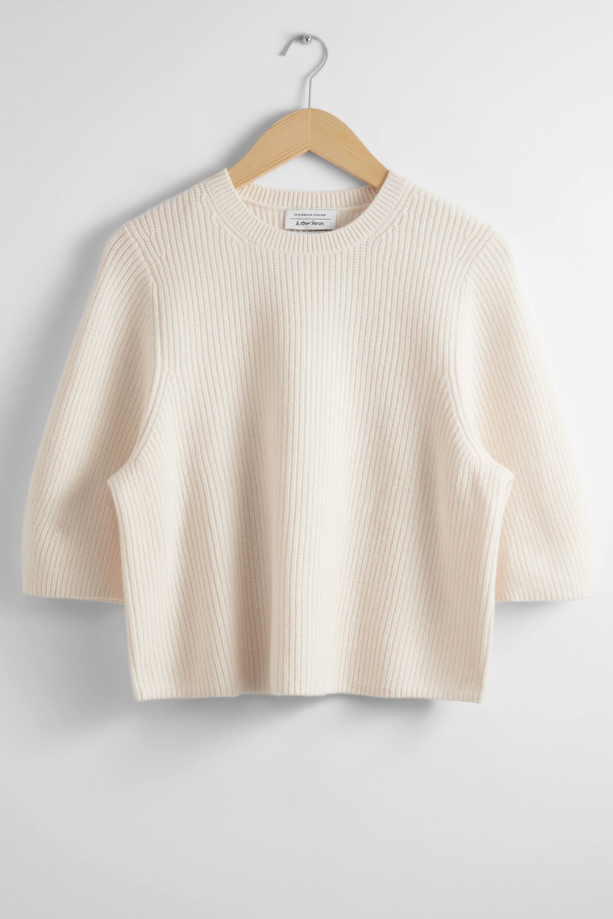 Ingrandisci l'immagine: Geripptes Oberteil aus Merinowolle - White - DONNA | H&M CH 1