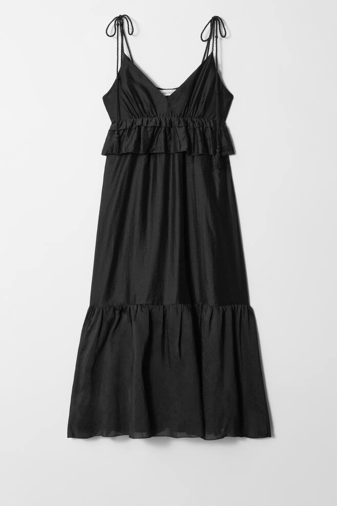 Strappy Midi Dress - Black - 1