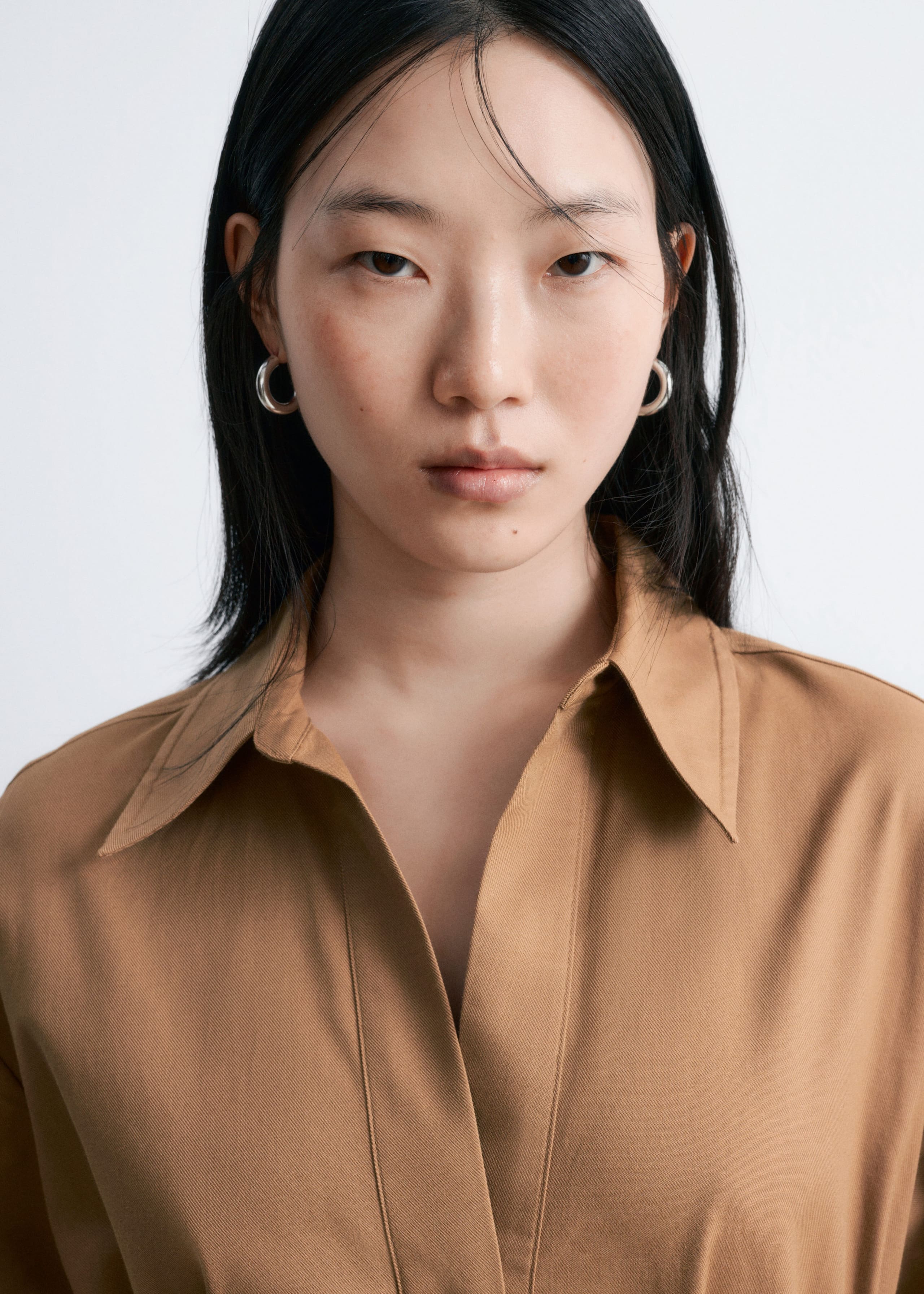 Image of Midiklänning med bälte