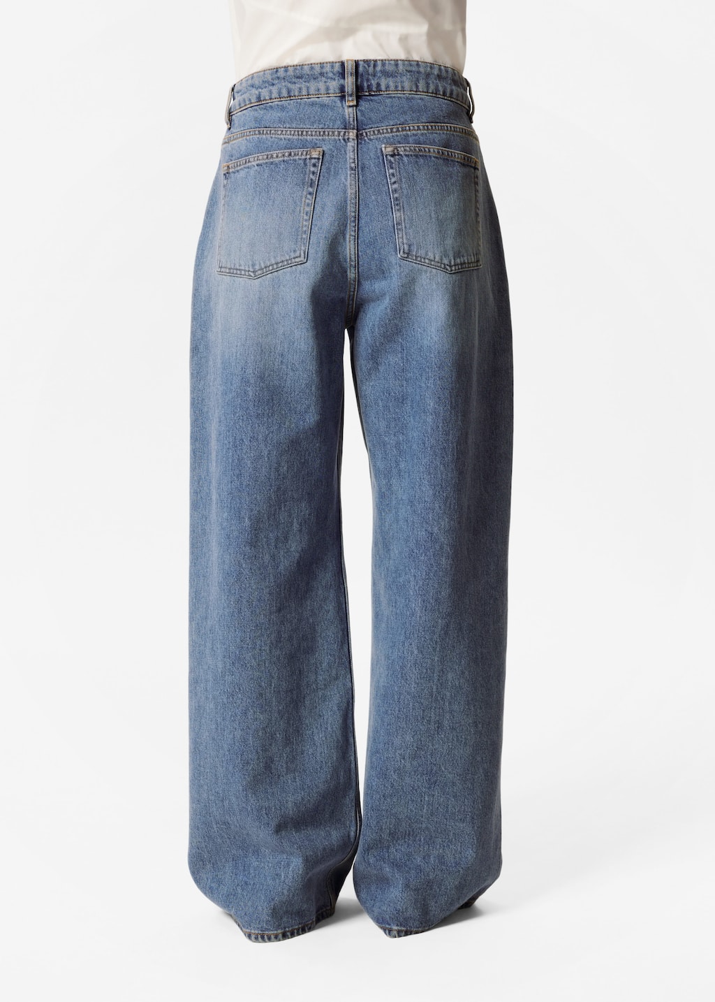 Image of Relaxed Wide-Leg Jeans