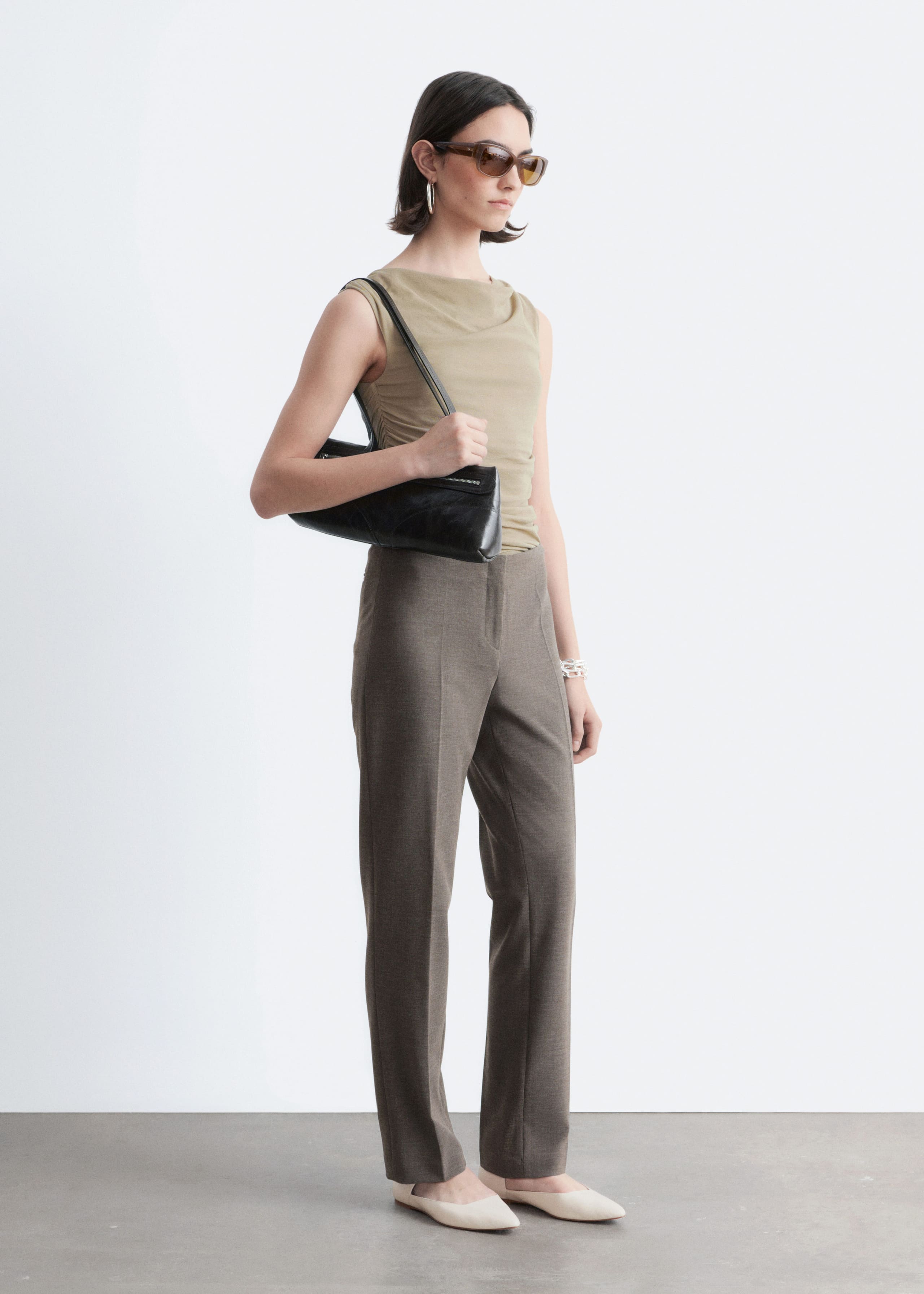 Image of Tailored Press-Crease Trousers