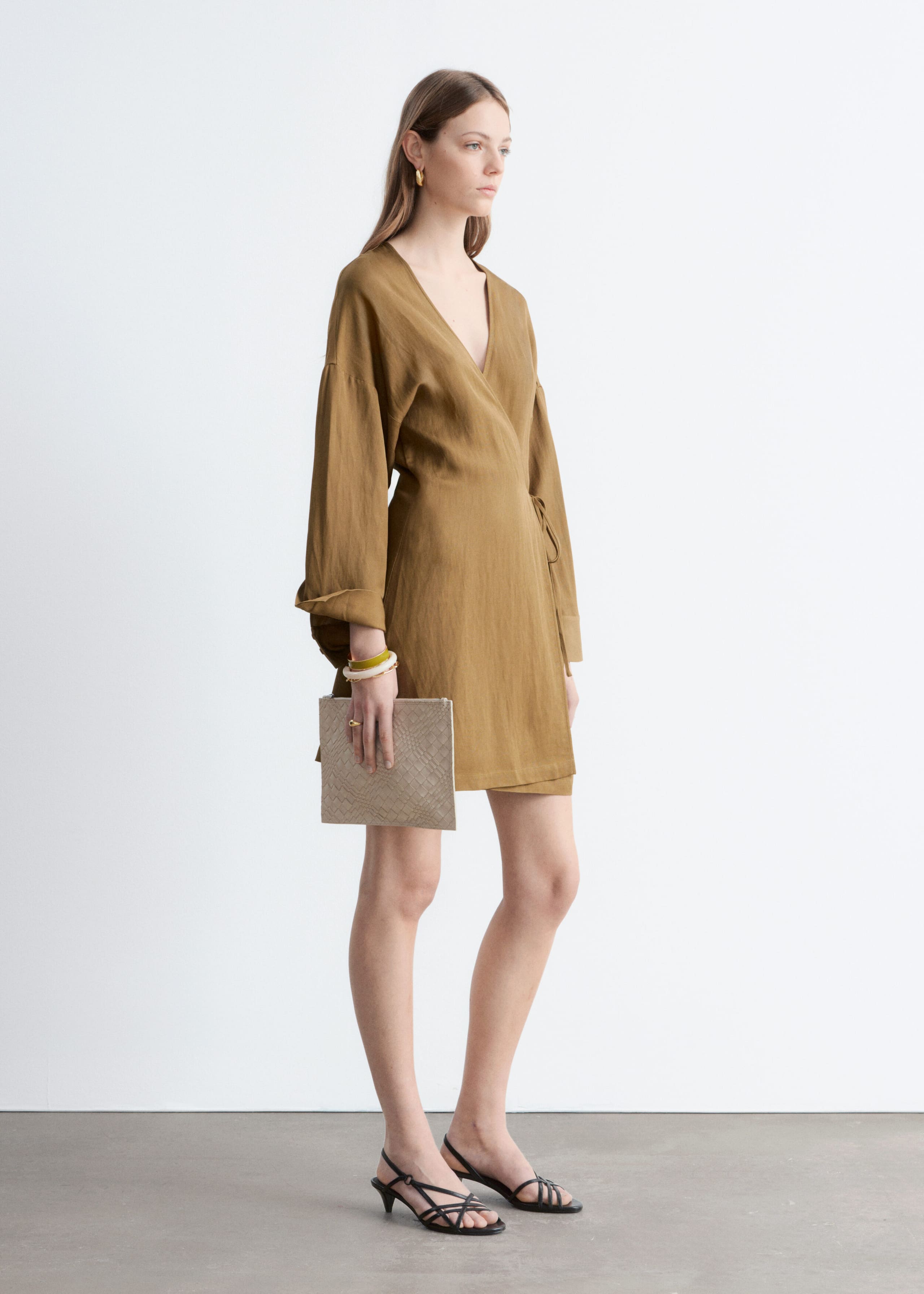 Image of Mini Wrap Dress