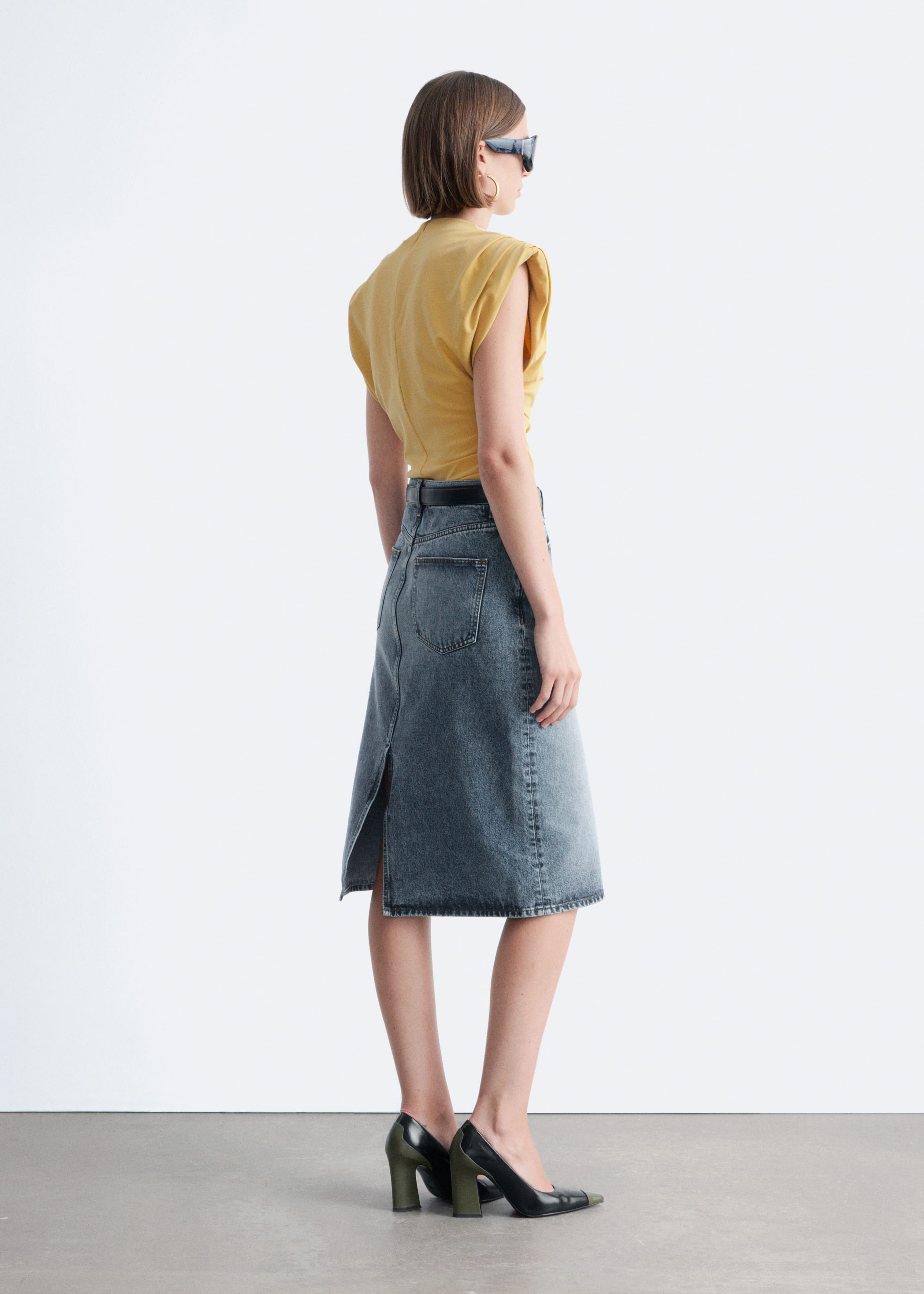 Image of Draped Jersey Top