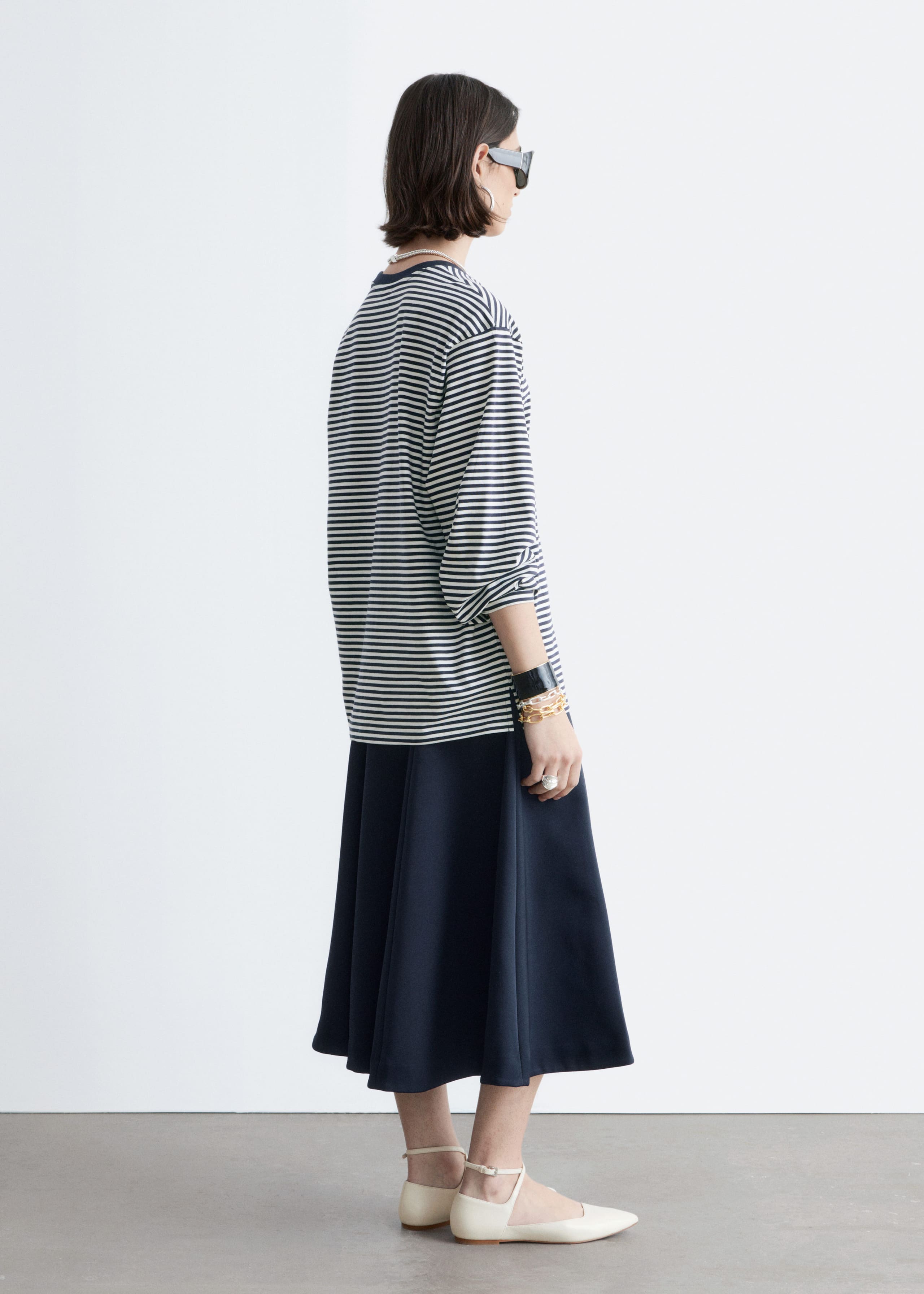 Image of Maglia in jersey a maniche lunghe