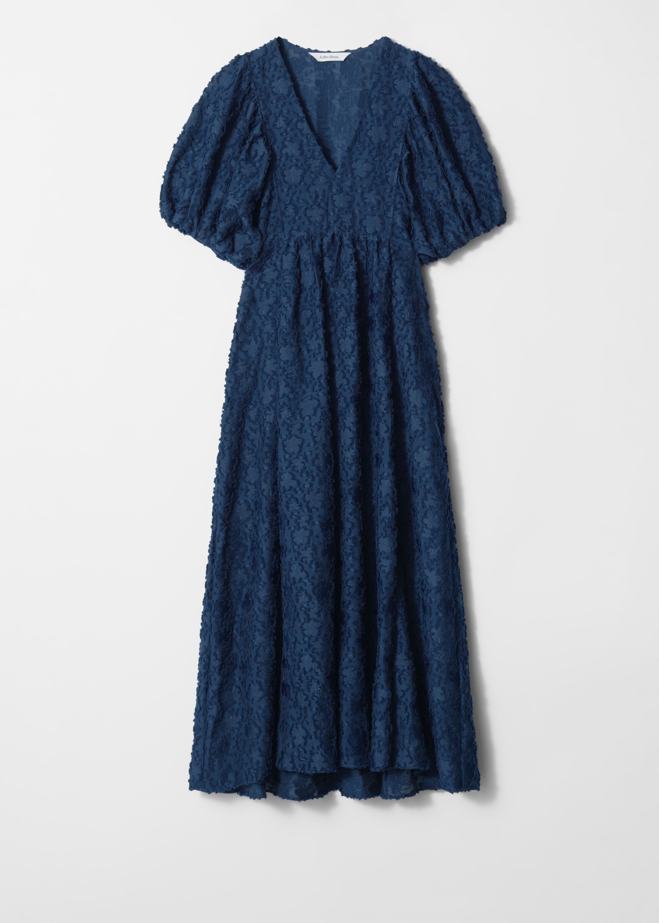 Größeres Bild anzeigen: Maxikleid mit Puffärmeln - Dunkelblau - Ladies | H&M AT 4