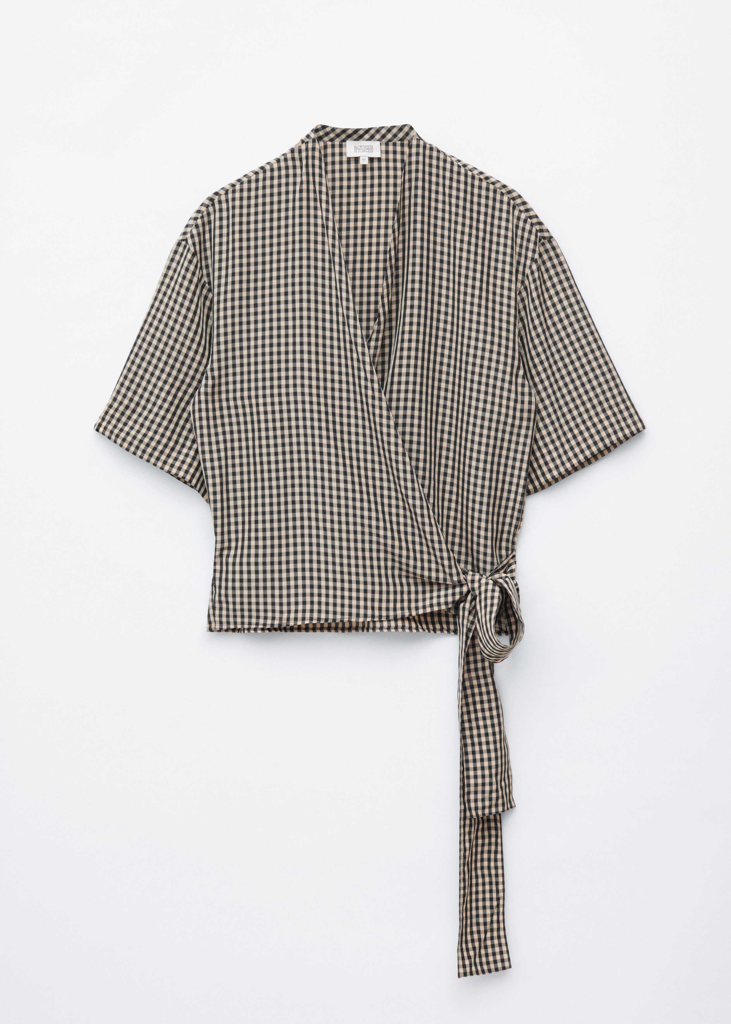 Wrap-Front Blouse