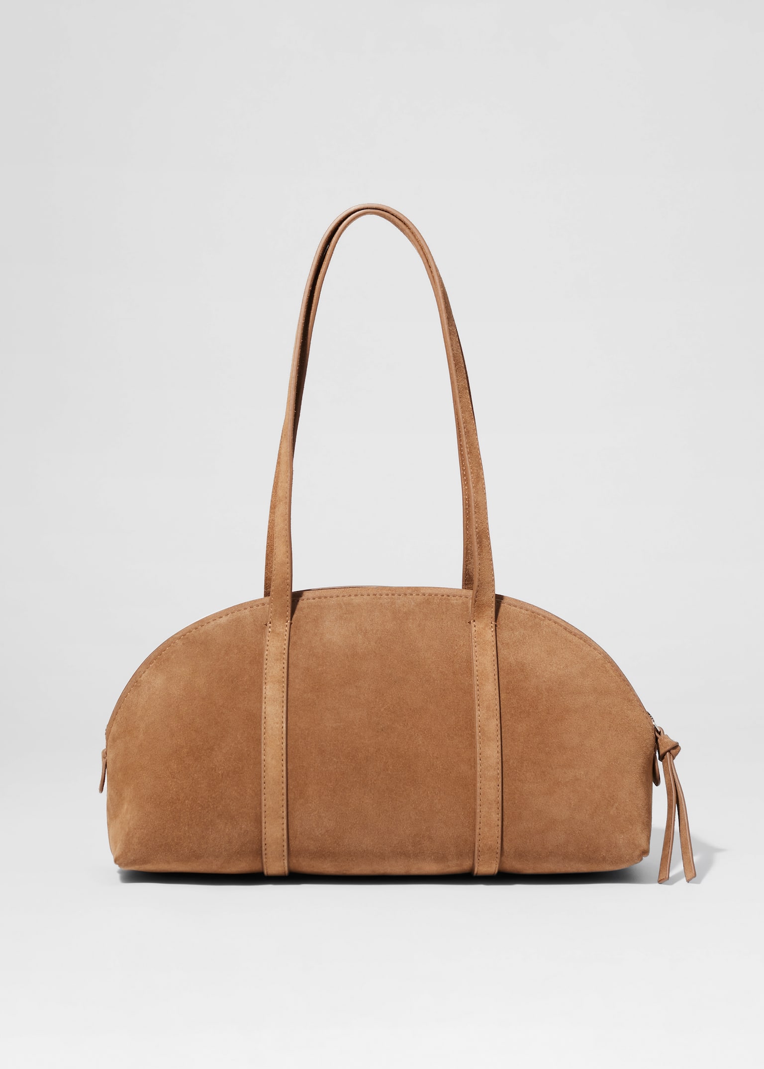 Σουέτ Bowling Bag - Καφέ/Καφέ/Γαλάζιο - 2