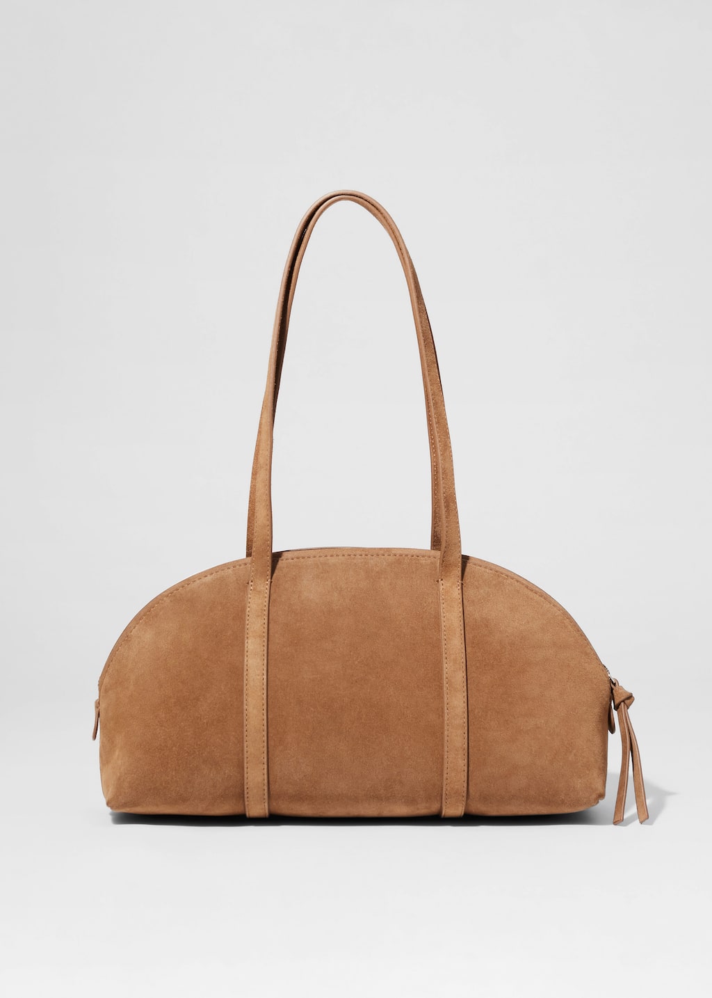 Image of Suede Bowling Bag