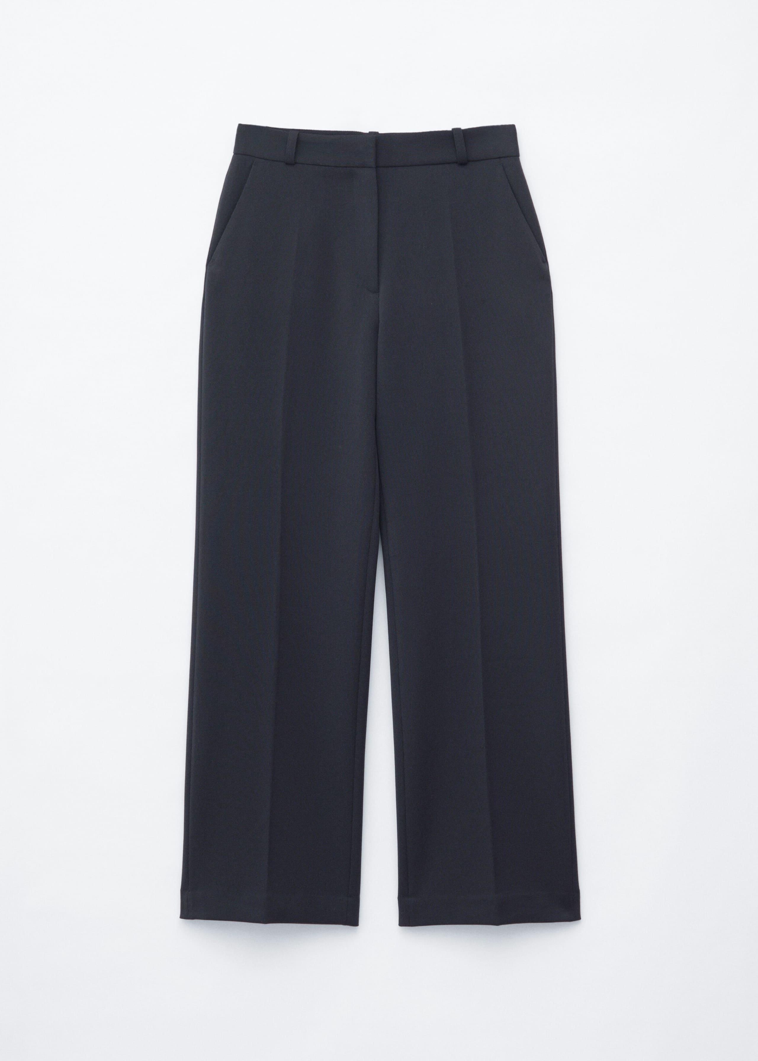 Tailored Press Crease Trousers - Dark Blue - Still Life